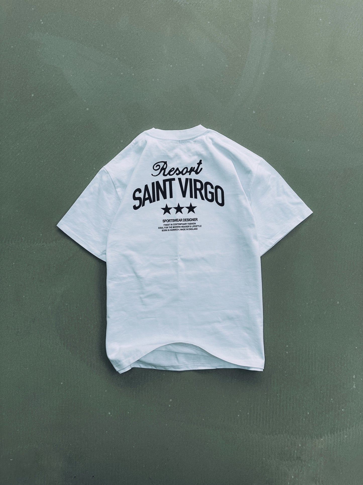 Saint Virgo Resort T-shirt, perfect for leisure and performance, blending contemporary sportswear with luxury fabrics. A piece of athletic essentialism, redefining sportswear for the modern lifestyle.
