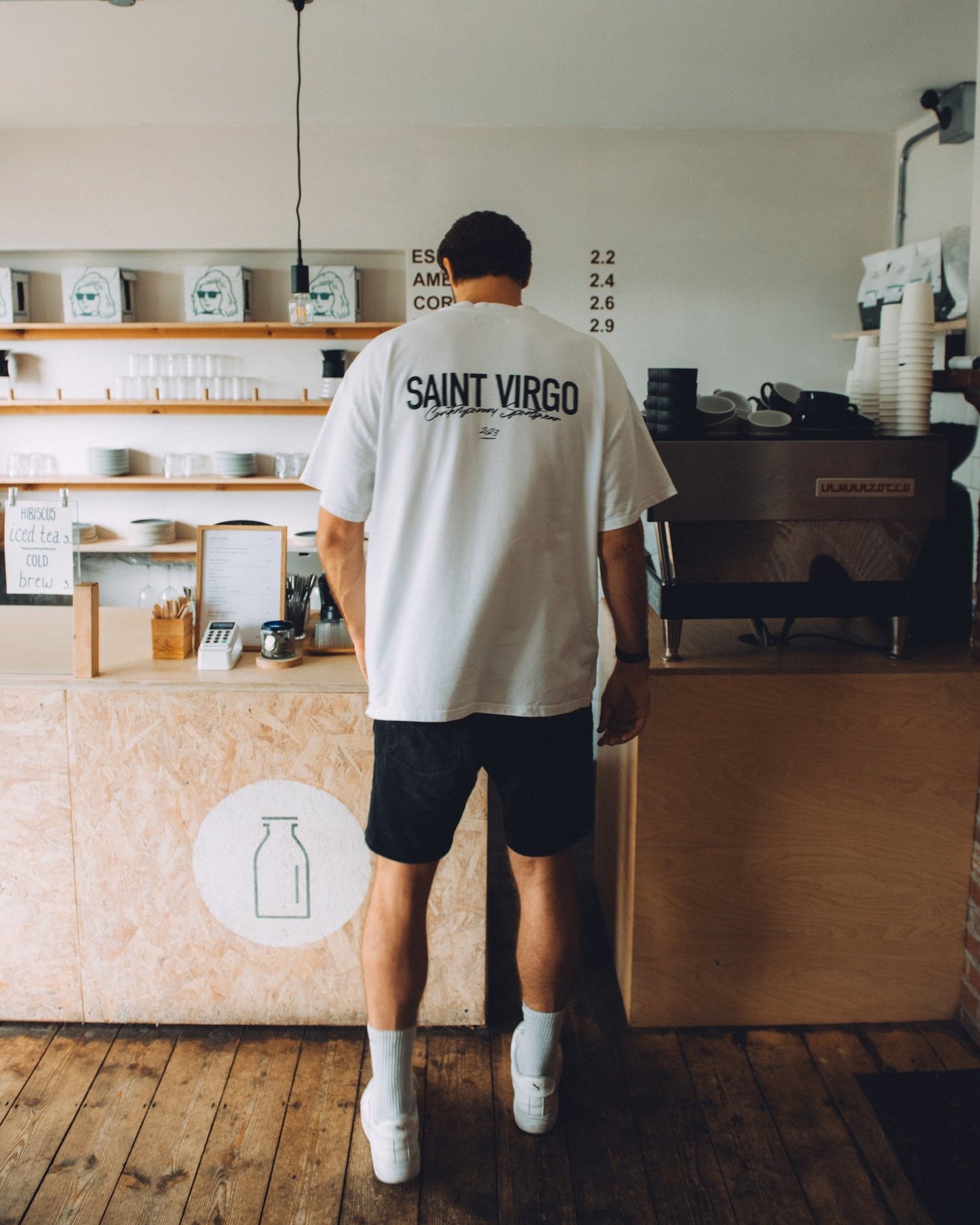 Saint Virgo Athlete T-shirt, designed for the modern athlete, offering contemporary sportswear with a focus on athletic essentialism. This ready-to-wear luxury sportswear piece is perfect for those redefining sportswear with style and performance.