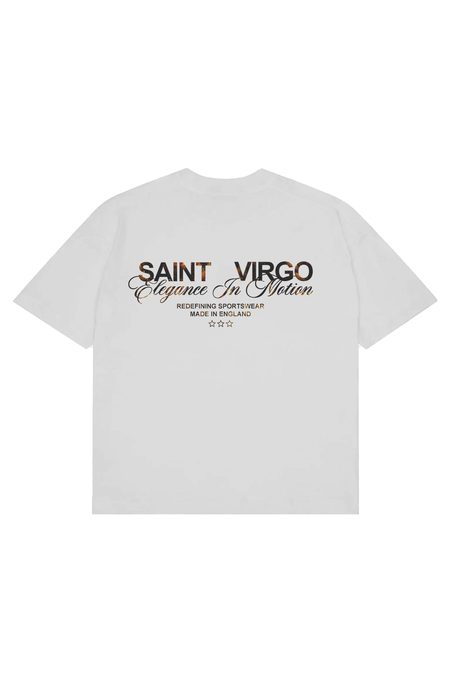 ELEGANCE | Washed White/Burnt T-Shirt