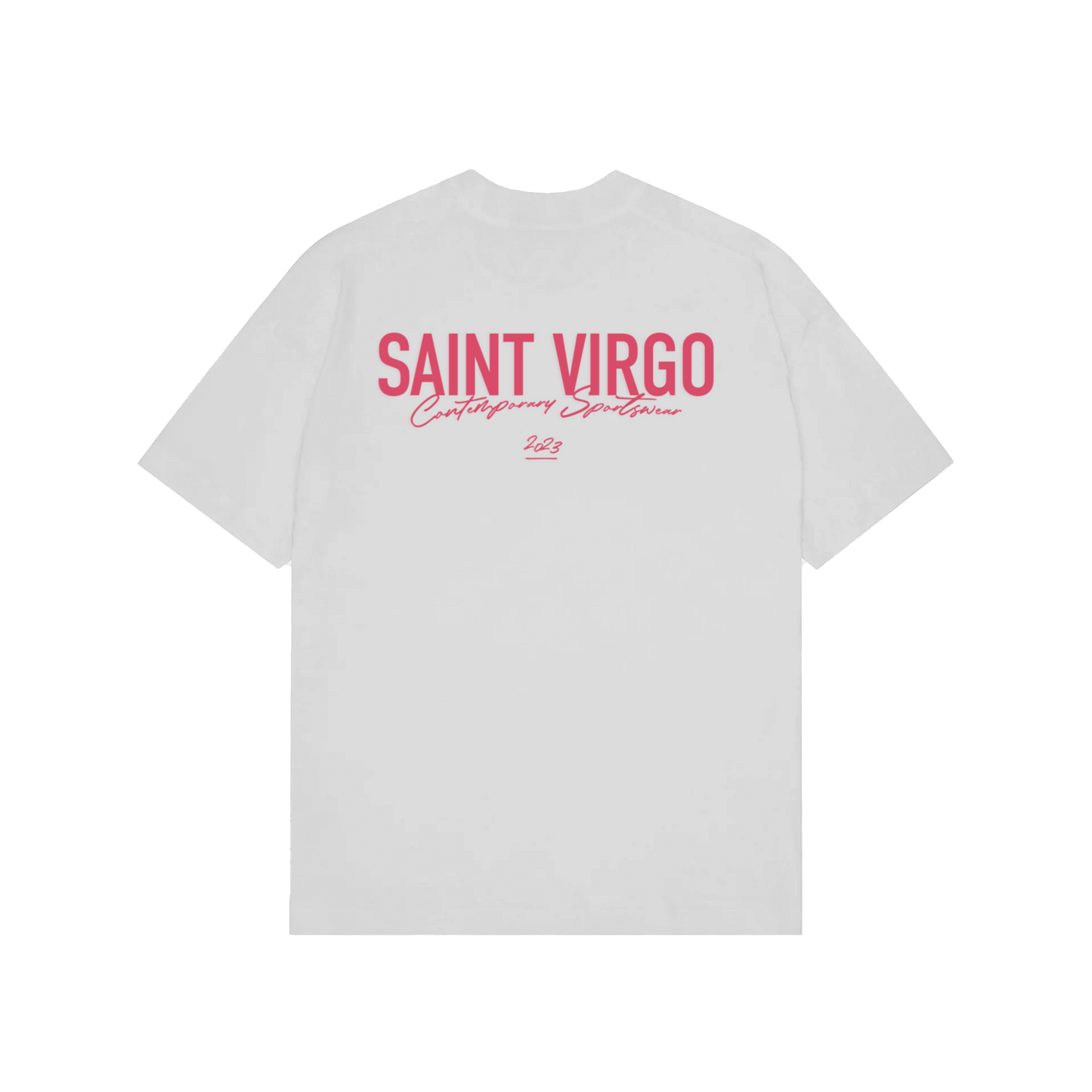 Saint Virgo Athlete T-shirt, designed for the modern athlete, offering contemporary sportswear with a focus on athletic essentialism. This ready-to-wear luxury sportswear piece is perfect for those redefining sportswear with style and performance.