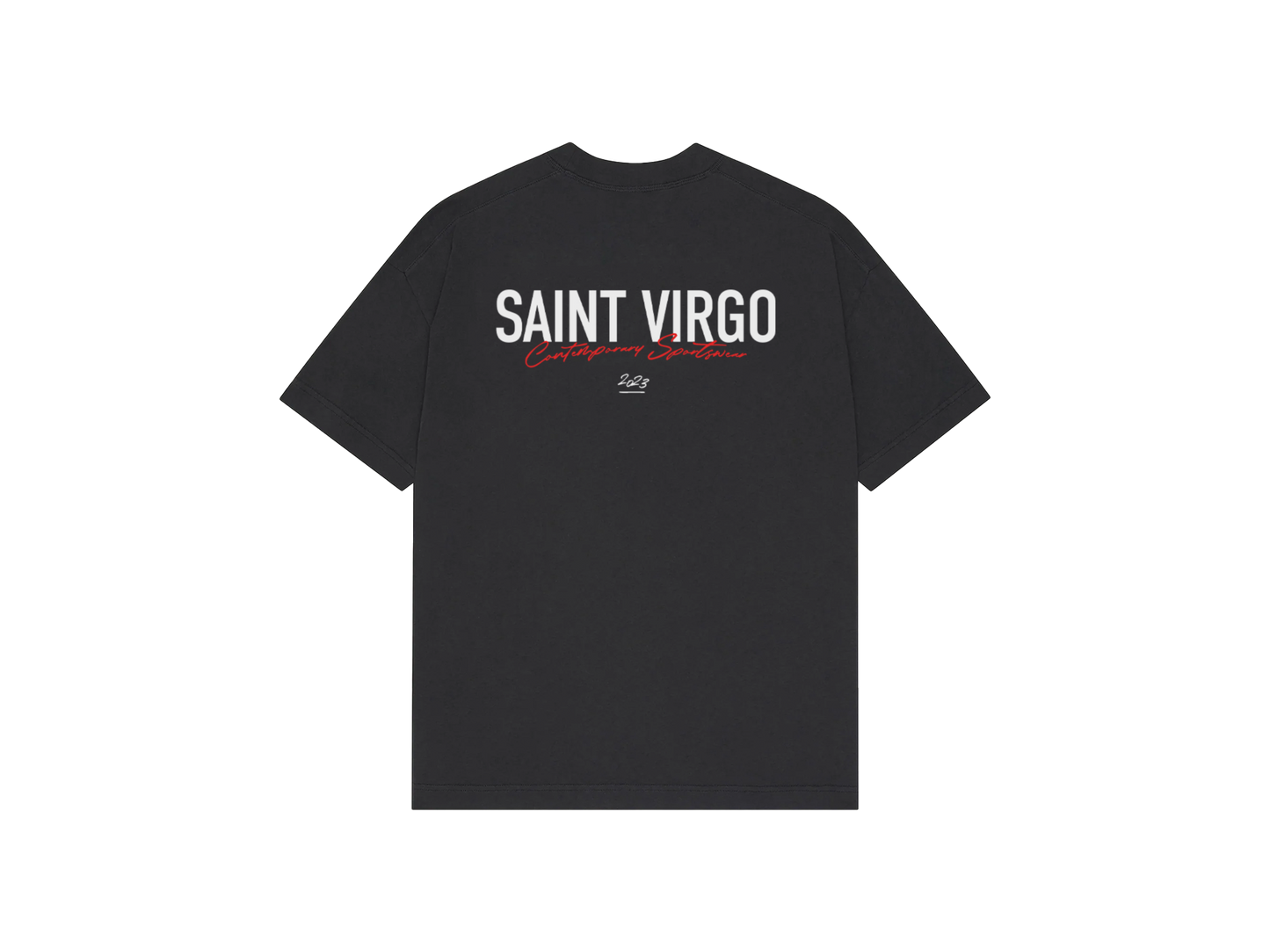 Saint Virgo Athlete T-shirt, designed for the modern athlete, offering contemporary sportswear with a focus on athletic essentialism. This ready-to-wear luxury sportswear piece is perfect for those redefining sportswear with style and performance.