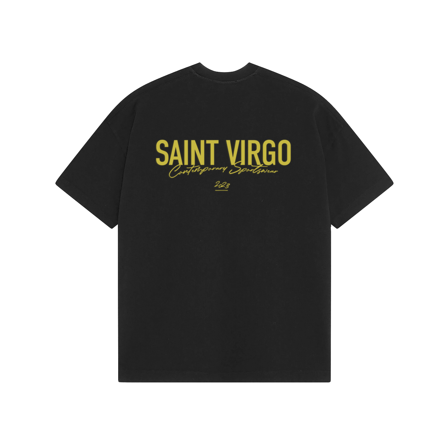 ATHLETE | Faded Black/Yellow T-Shirt