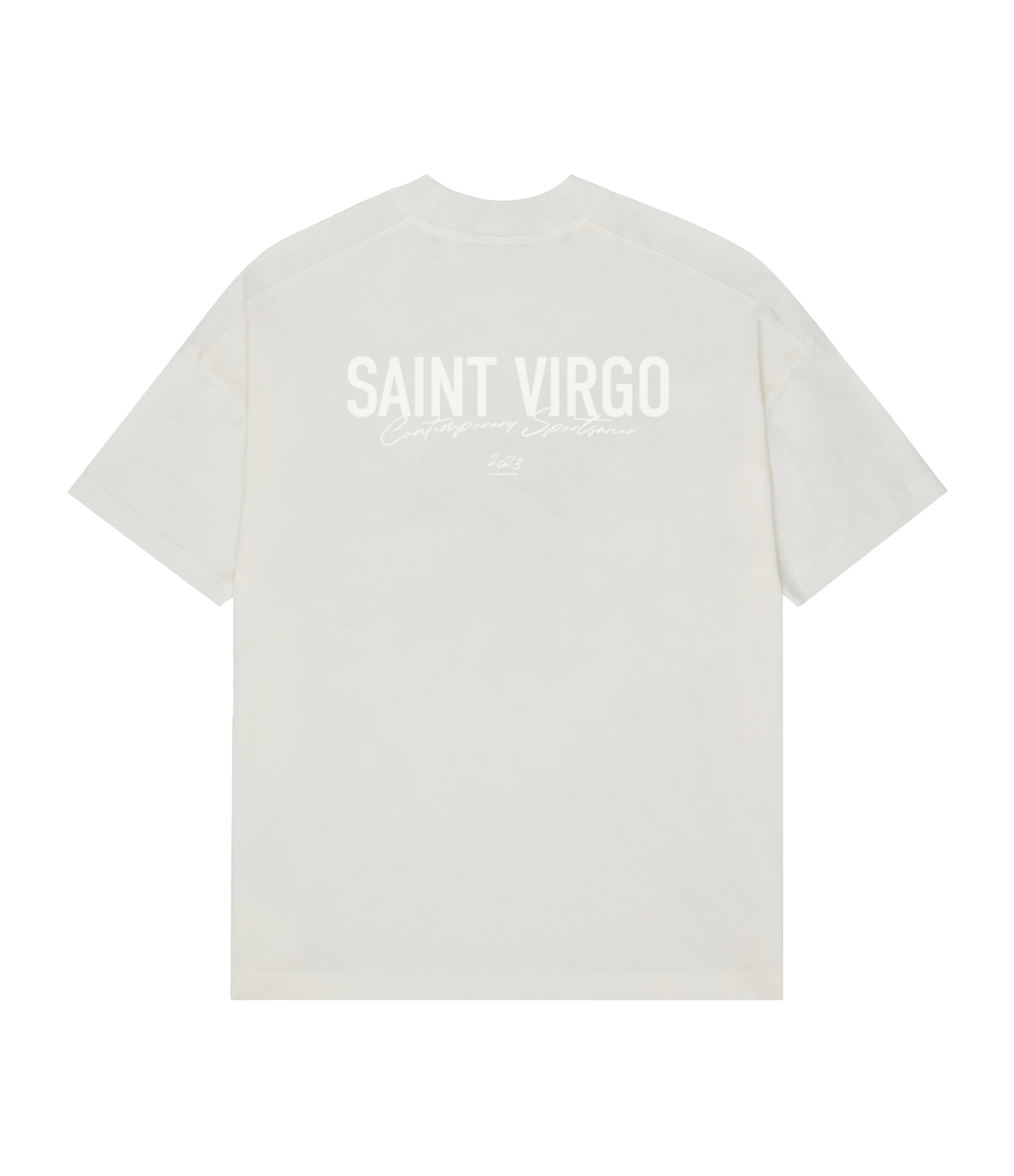 Saint Virgo Athlete T-shirt, designed for the modern athlete, offering contemporary sportswear with a focus on athletic essentialism. This ready-to-wear luxury sportswear piece is perfect for those redefining sportswear with style and performance.