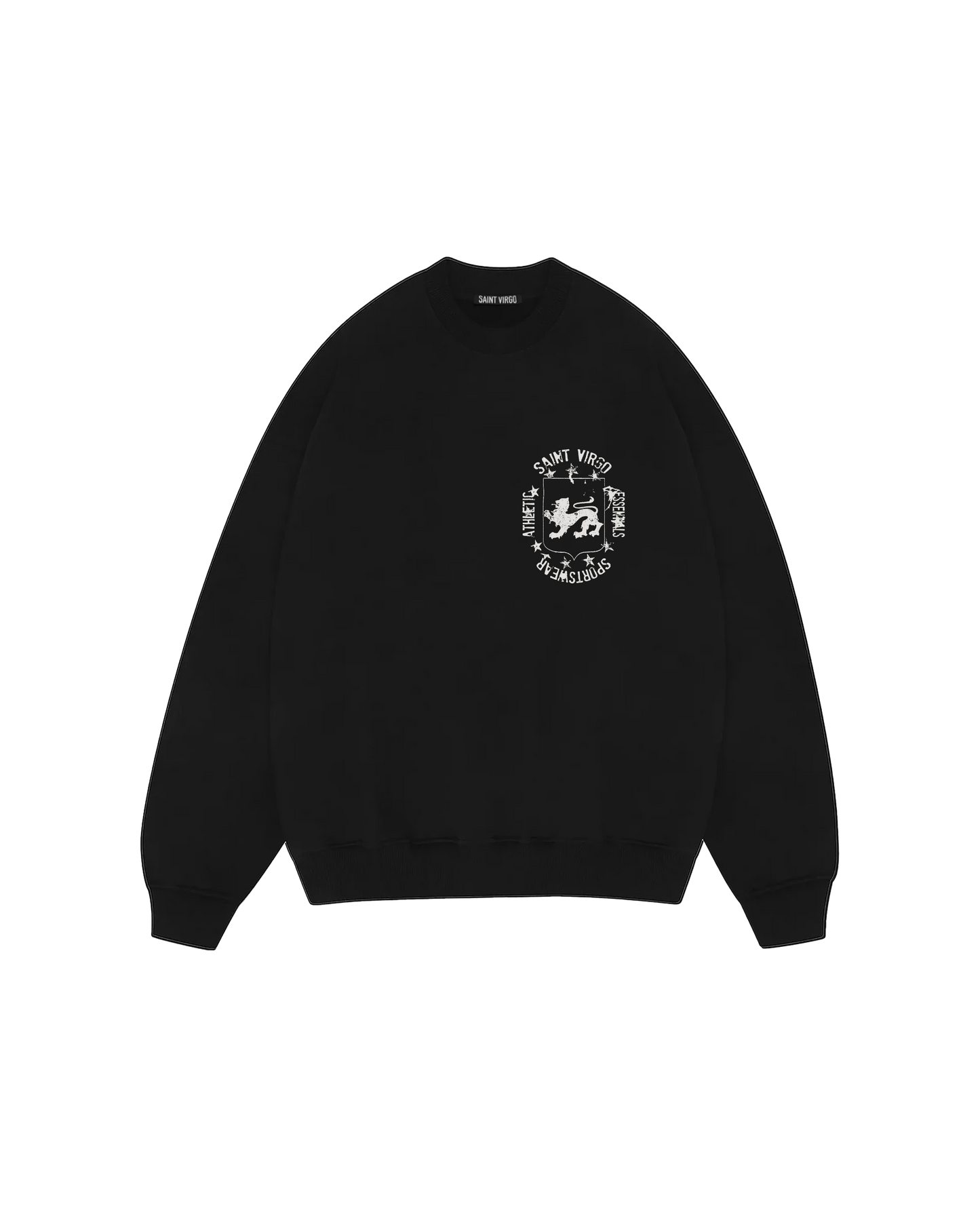 ATHLETIC ESSENTIAL | Black Sweatshirt Heavy