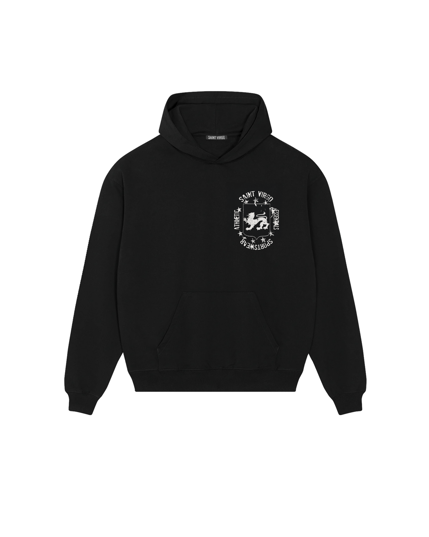 ATHLETIC ESSENTIAL | Black Hoodie Heavy