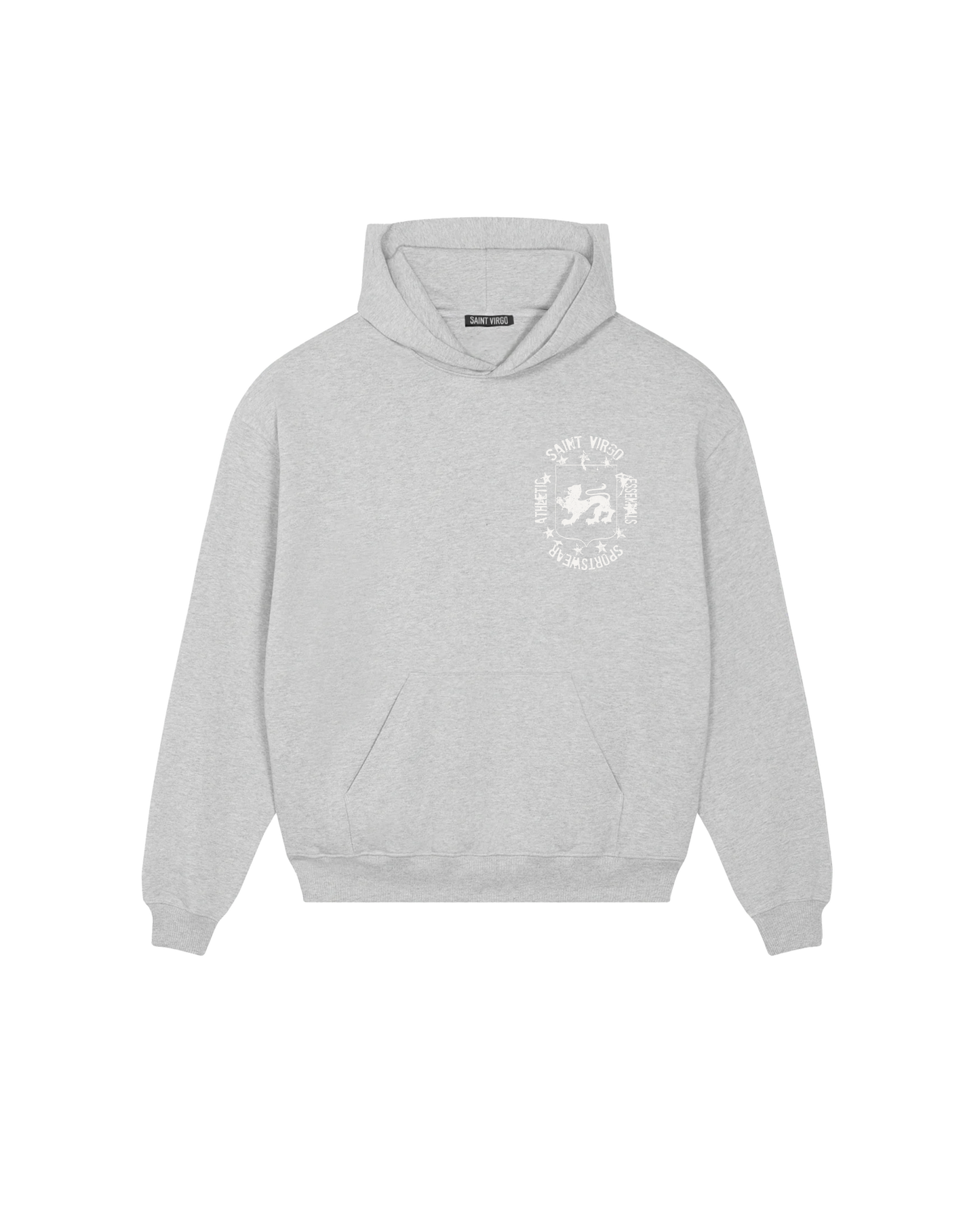 ATHLETIC ESSENTIAL | Heather Grey Hoodie Heavy