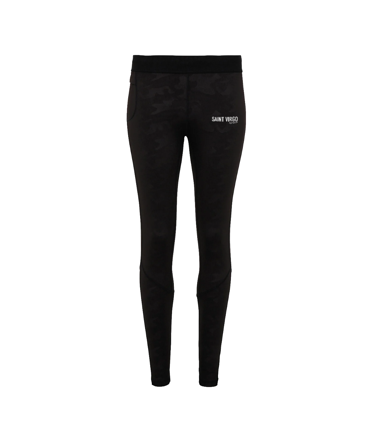 RUNNING LEGGINGS | Black Camo