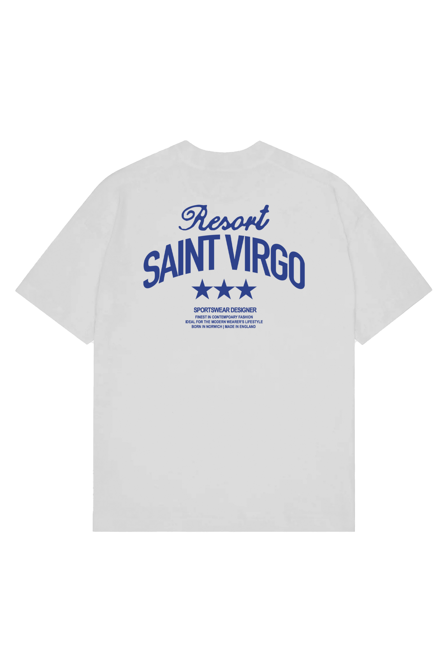 Saint Virgo Resort T-shirt, perfect for leisure and performance, blending contemporary sportswear with luxury fabrics. A piece of athletic essentialism, redefining sportswear for the modern lifestyle.