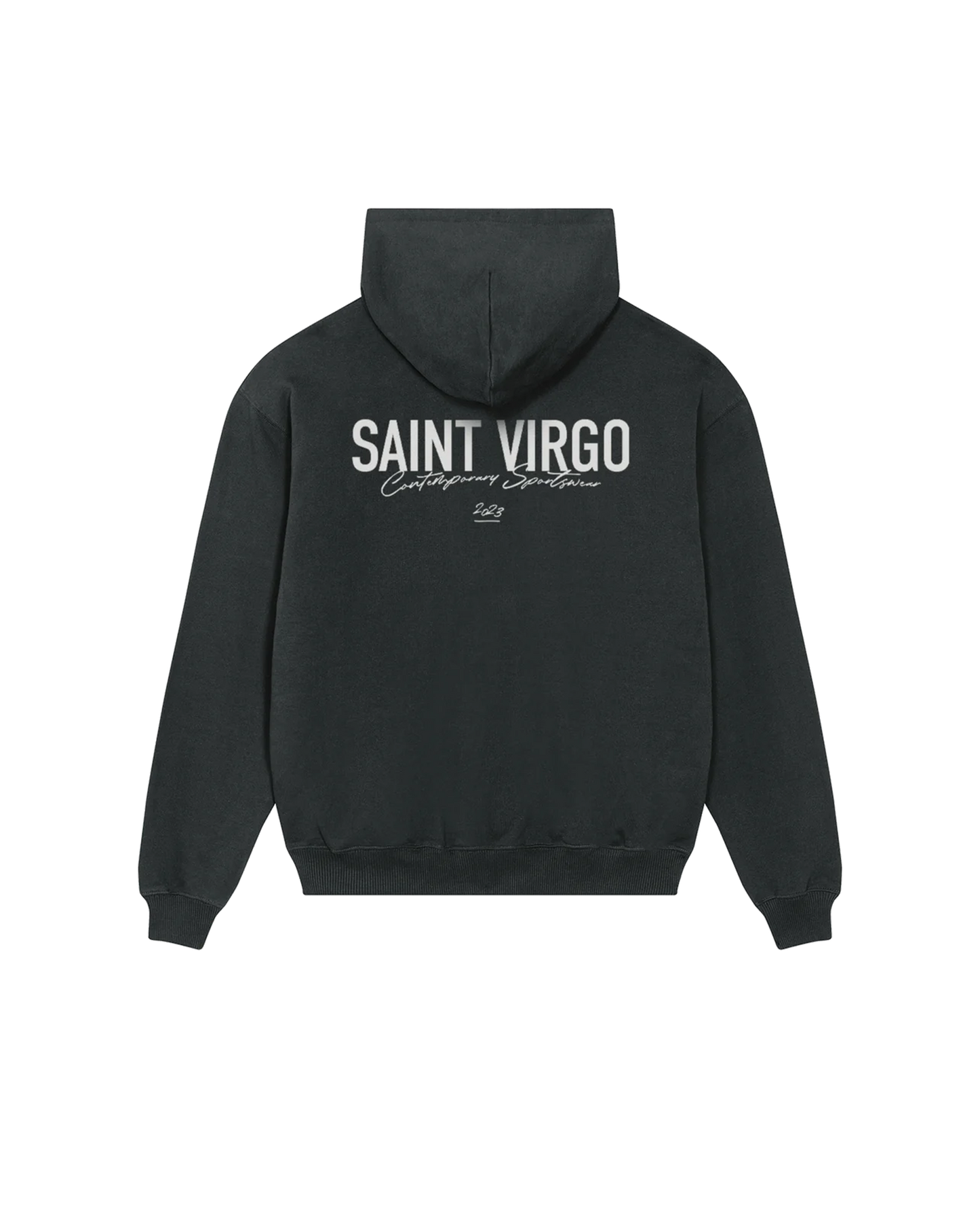 Saint Virgo Athlete Hoodie, designed for the modern athlete, offering contemporary sportswear with a focus on athletic essentialism. This ready-to-wear luxury sportswear piece is perfect for those redefining sportswear with style and performance.