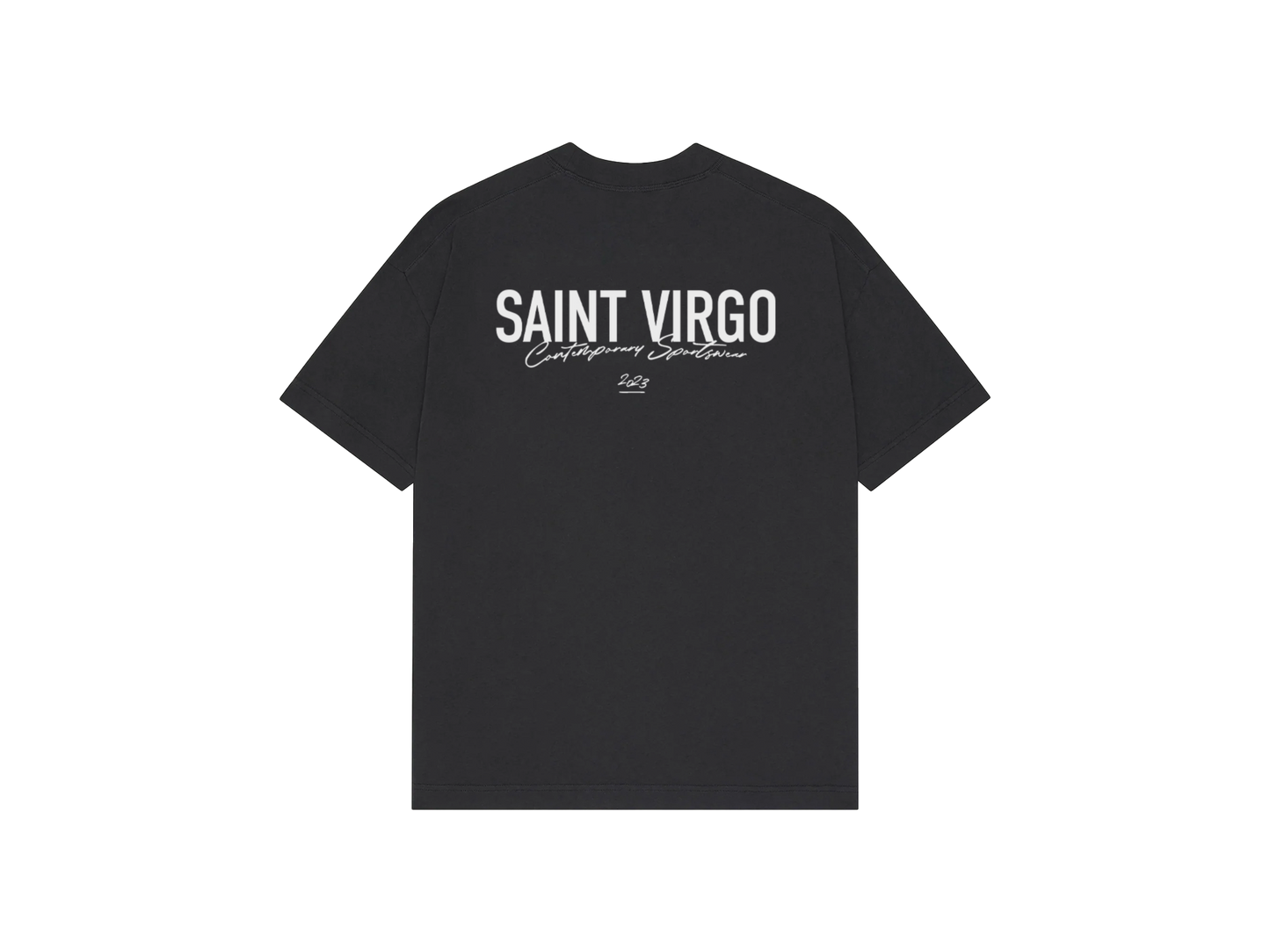Saint Virgo Athlete T-shirt, designed for the modern athlete, offering contemporary sportswear with a focus on athletic essentialism. This ready-to-wear luxury sportswear piece is perfect for those redefining sportswear with style and performance.