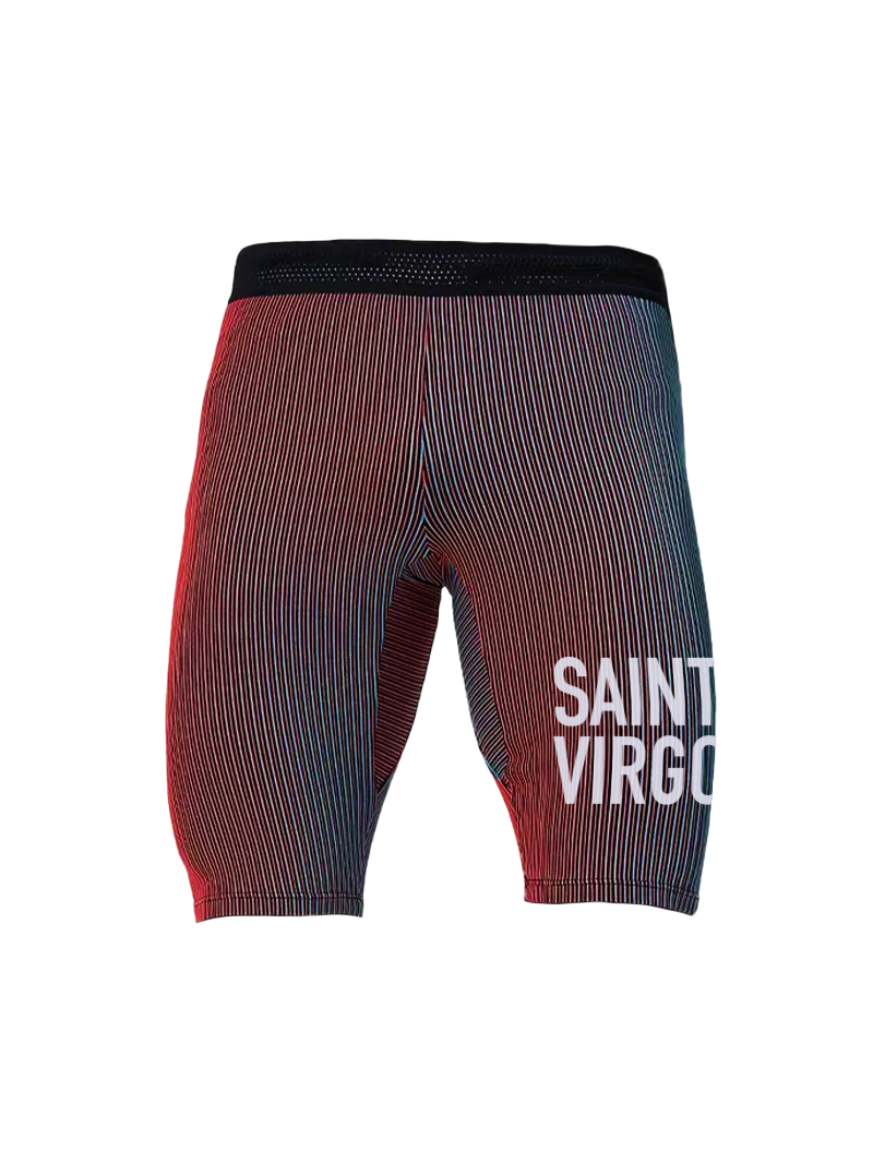 RUN HALF TIGHTS | Red/Blue White