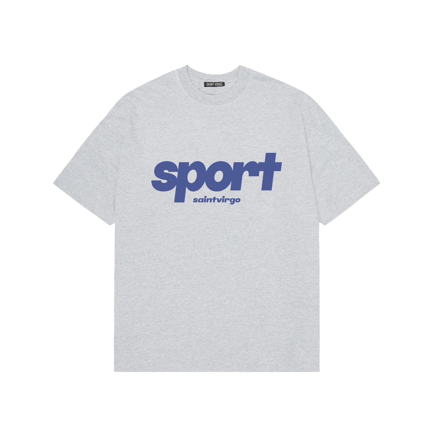 SPORT | Heather Grey/Navy T-Shirt