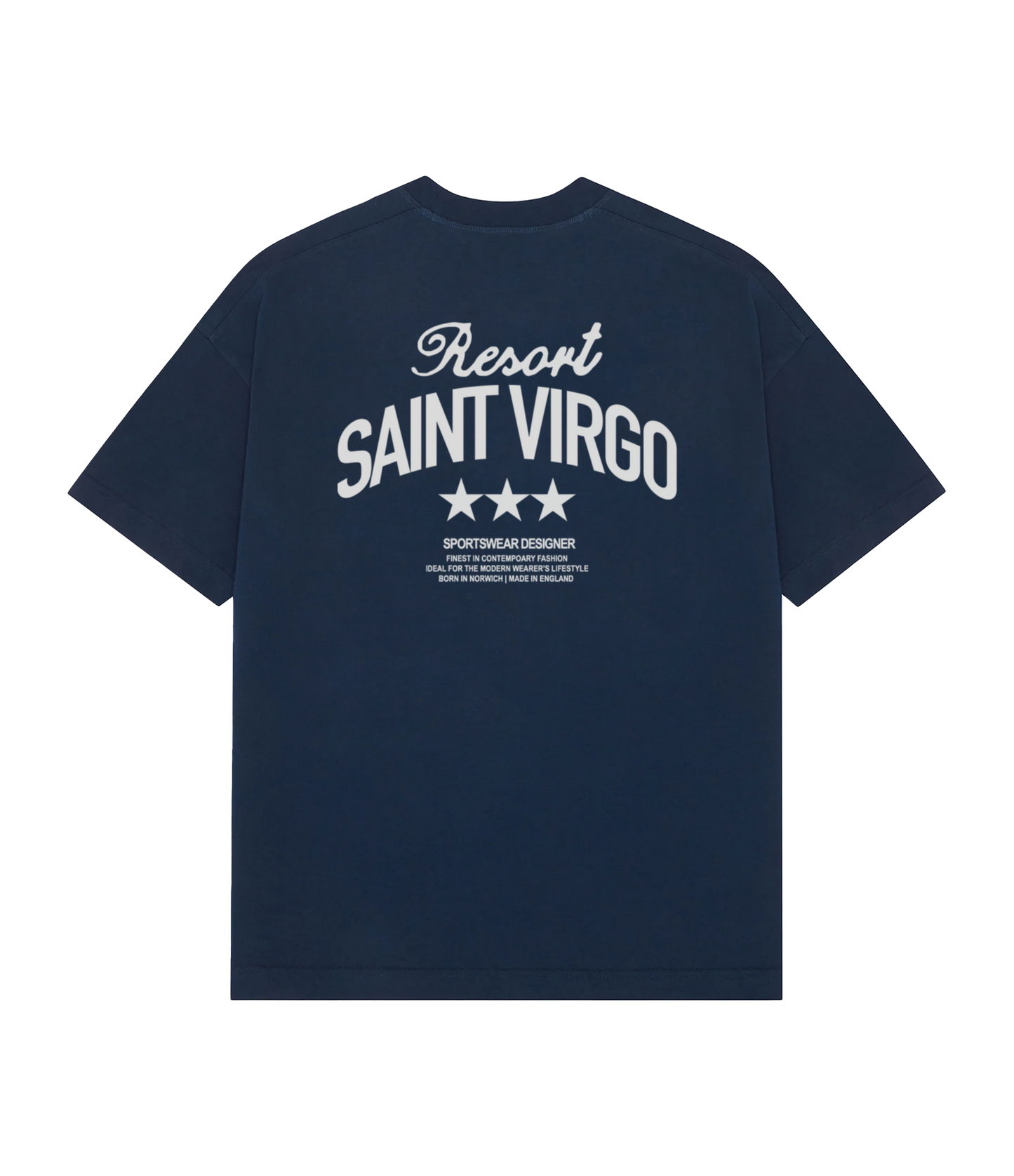 Saint Virgo Resort T-shirt, perfect for leisure and performance, blending contemporary sportswear with luxury fabrics. A piece of athletic essentialism, redefining sportswear for the modern lifestyle.