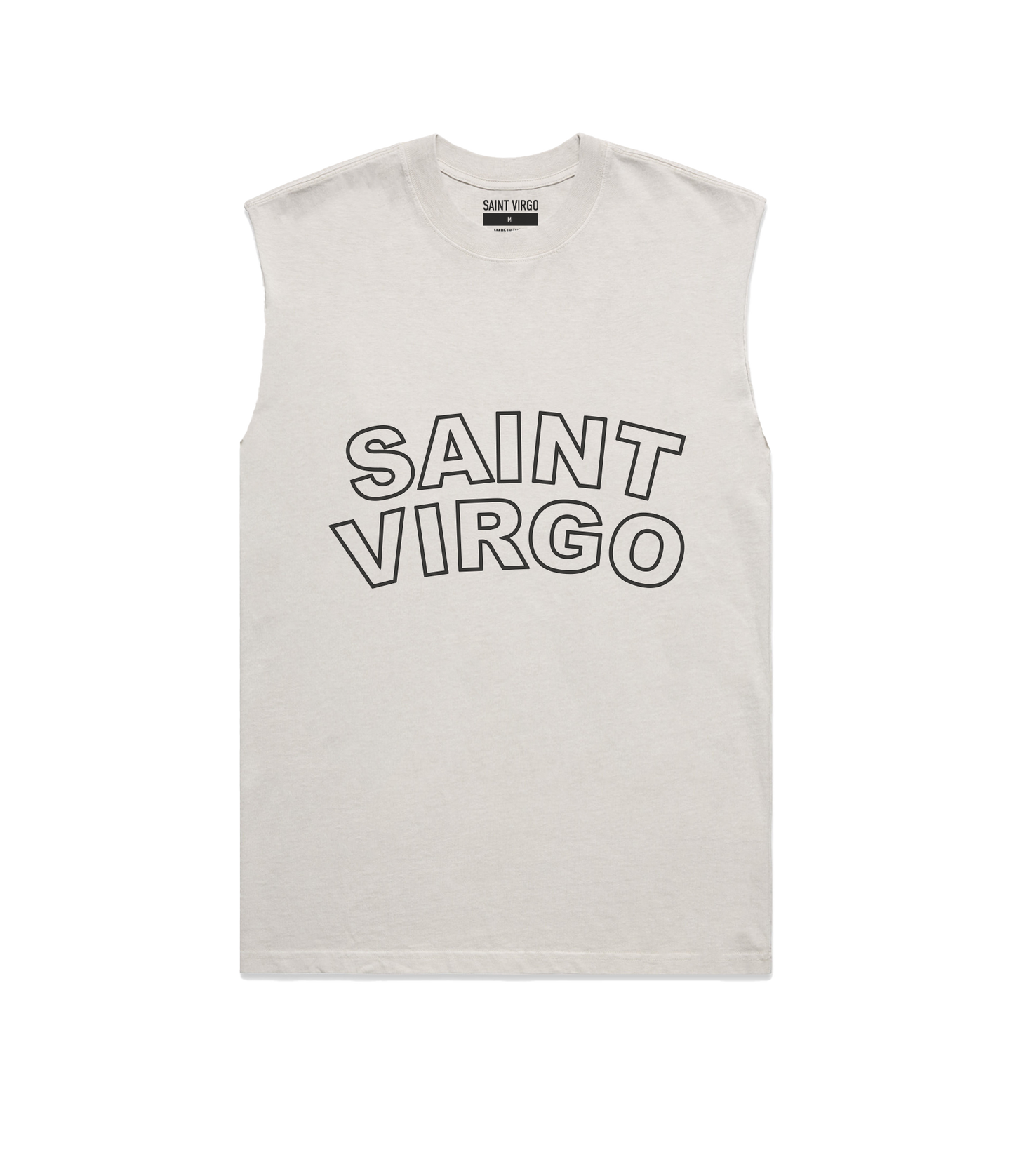 OUTLINE | Faded Bone Cut Off Tank