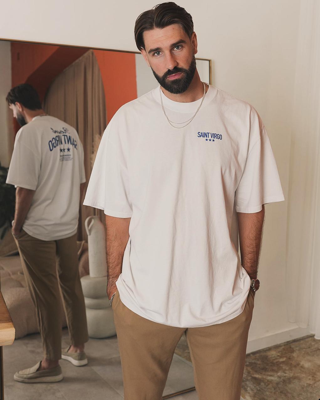 Saint Virgo Resort T-shirt, perfect for leisure and performance, blending contemporary sportswear with luxury fabrics. A piece of athletic essentialism, redefining sportswear for the modern lifestyle.