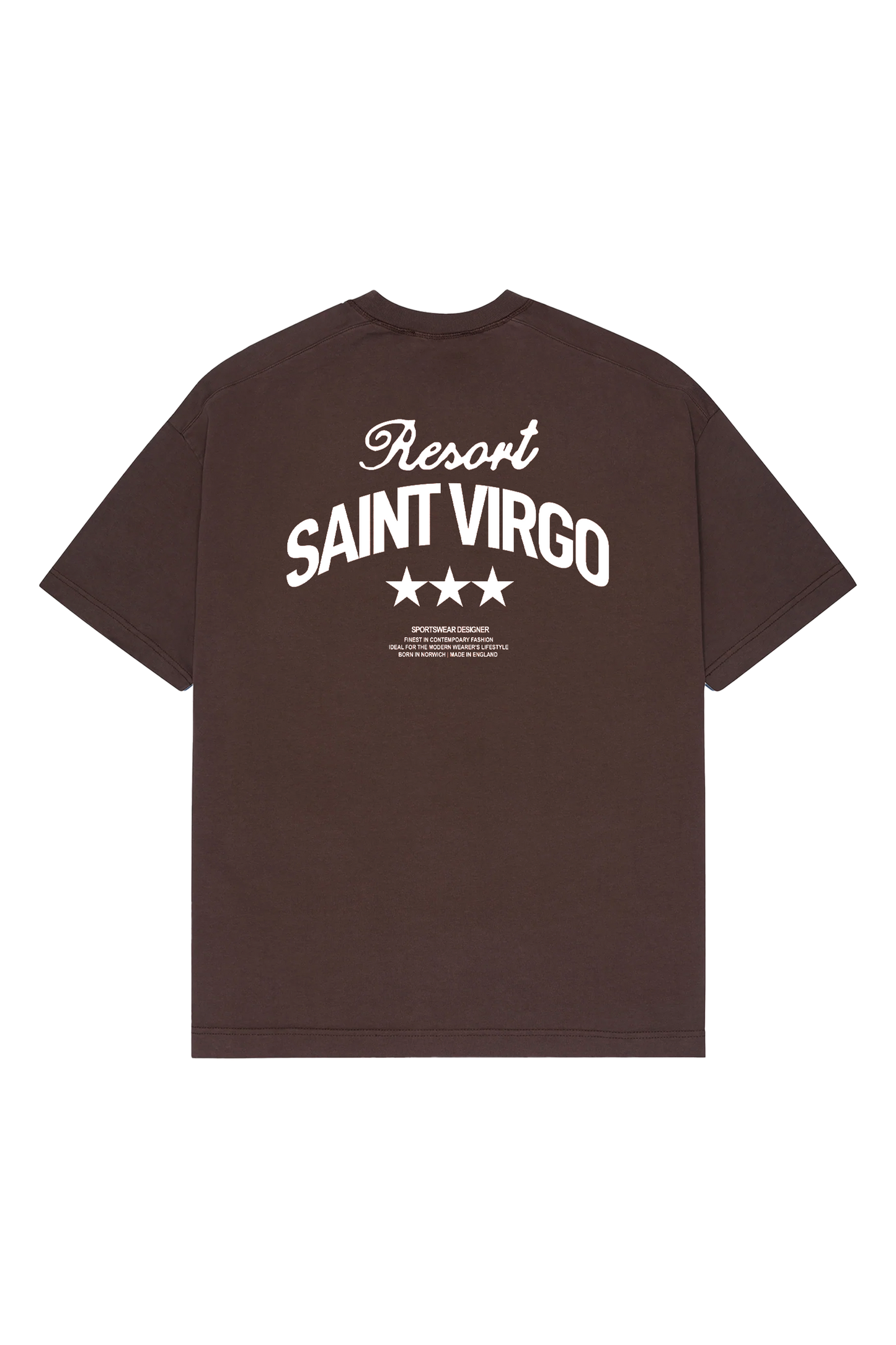 Saint Virgo Resort T-shirt, perfect for leisure and performance, blending contemporary sportswear with luxury fabrics. A piece of athletic essentialism, redefining sportswear for the modern lifestyle.