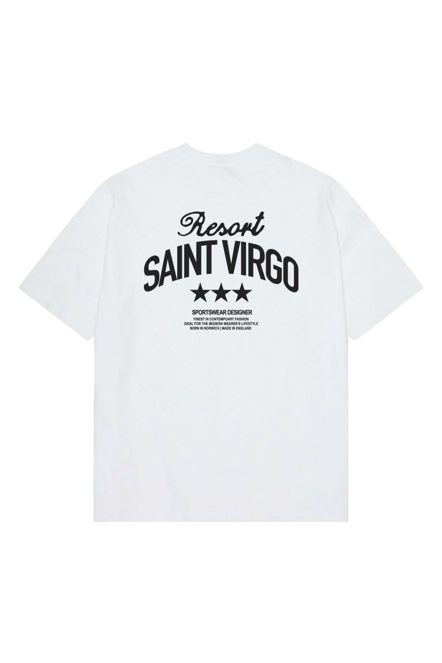 Saint Virgo Resort T-shirt, perfect for leisure and performance, blending contemporary sportswear with luxury fabrics. A piece of athletic essentialism, redefining sportswear for the modern lifestyle.