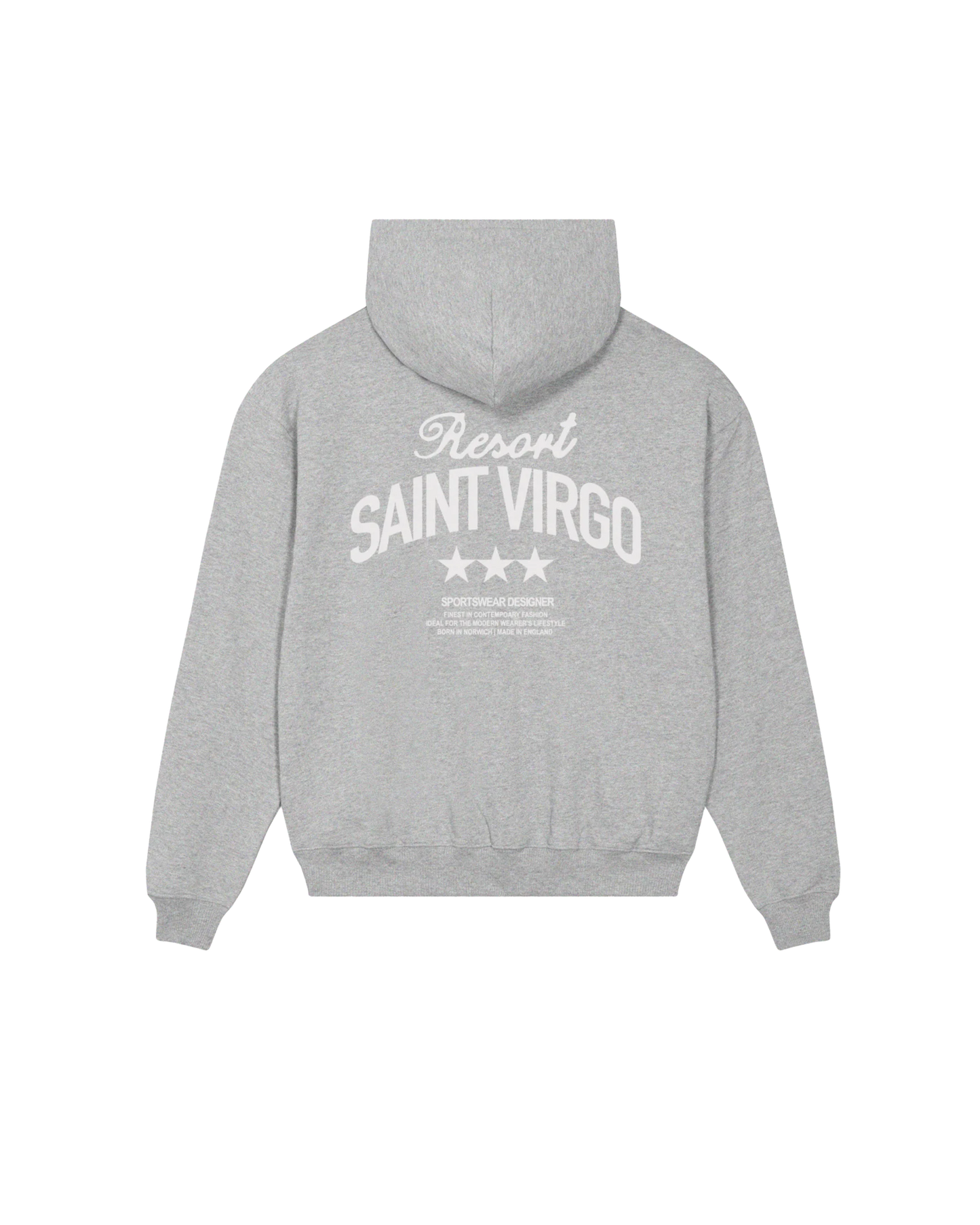 Saint Virgo Resort Hoodie, perfect for leisure and performance, blending contemporary sportswear with luxury fabrics. A piece of athletic essentialism, redefining sportswear for the modern lifestyle.