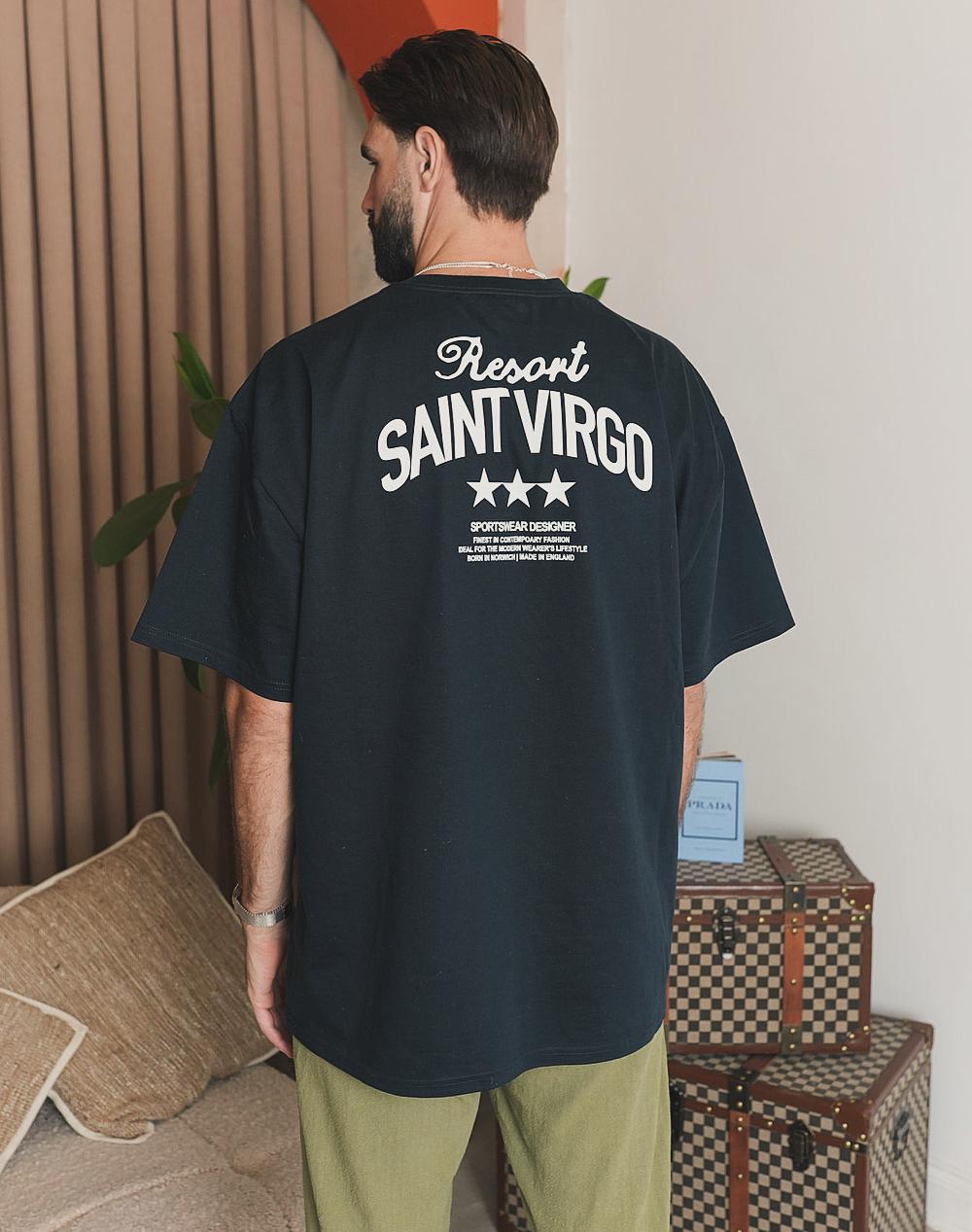 Saint Virgo Resort T-shirt, perfect for leisure and performance, blending contemporary sportswear with luxury fabrics. A piece of athletic essentialism, redefining sportswear for the modern lifestyle.