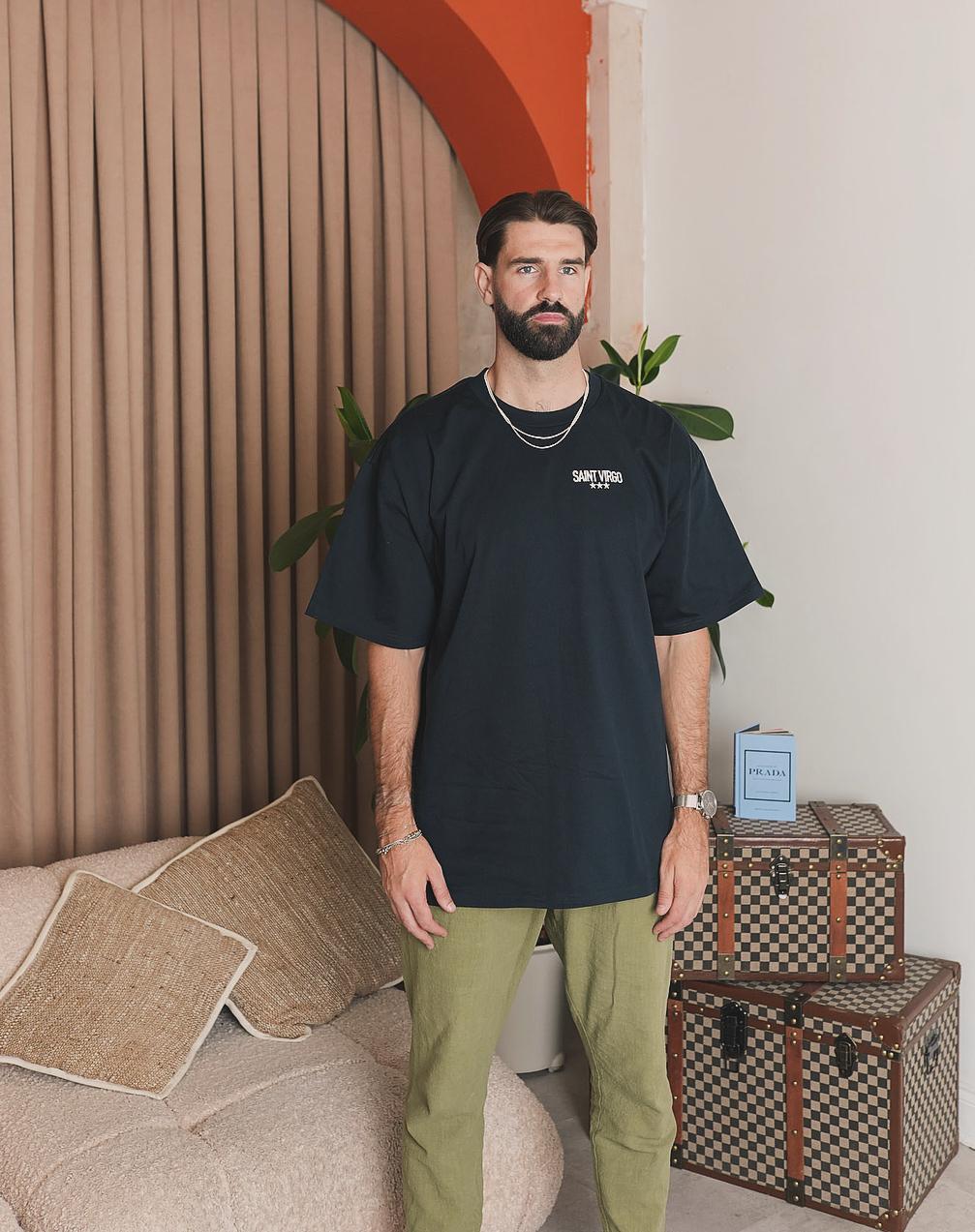Saint Virgo Resort T-shirt, perfect for leisure and performance, blending contemporary sportswear with luxury fabrics. A piece of athletic essentialism, redefining sportswear for the modern lifestyle.
