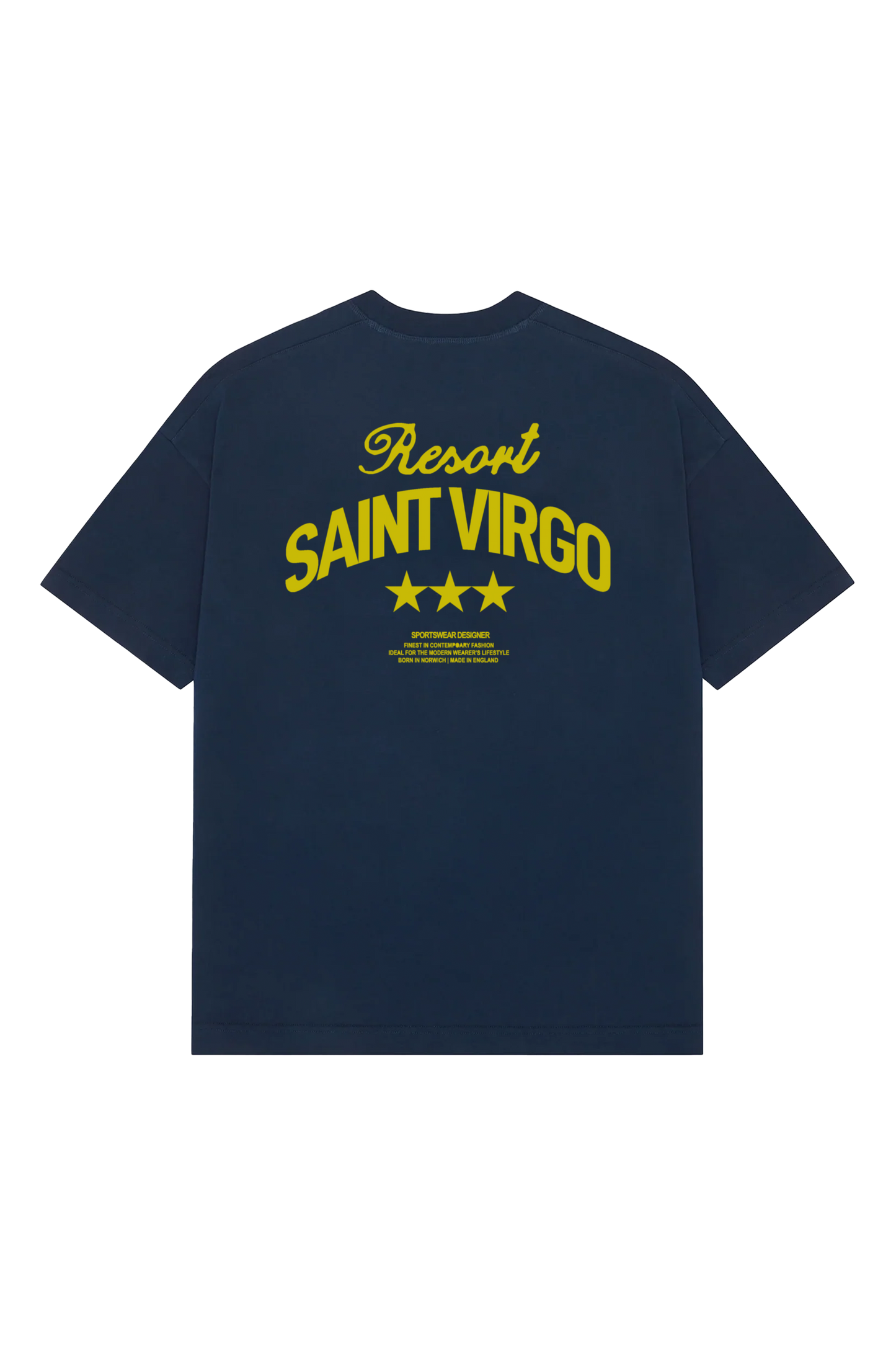 Saint Virgo Resort T-shirt, perfect for leisure and performance, blending contemporary sportswear with luxury fabrics. A piece of athletic essentialism, redefining sportswear for the modern lifestyle.