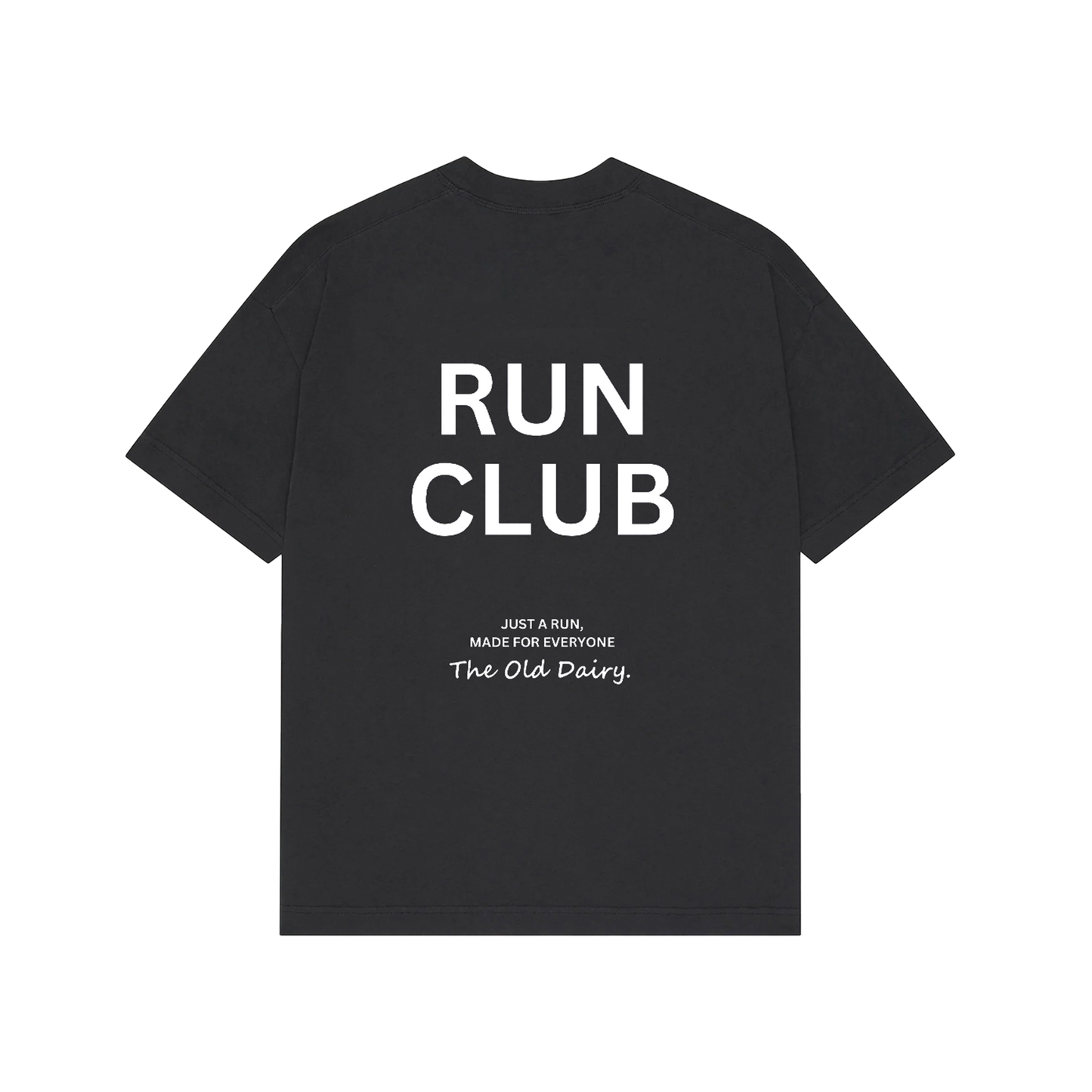 RUN CLUB | Washed Black T-Shirt