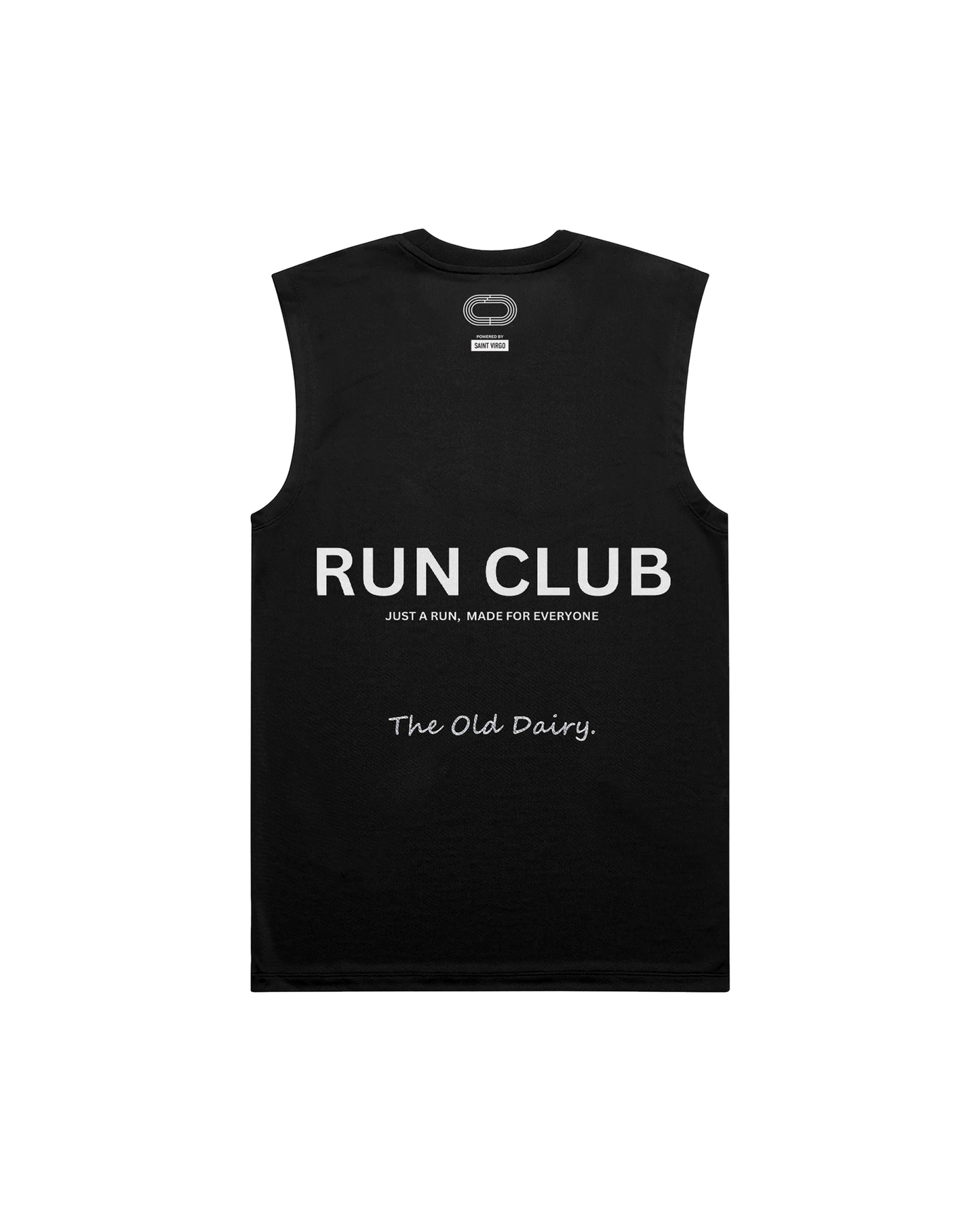 Saint Virgo Run Club T-shirt, crafted with contemporary sportswear design, offering ready-to-wear luxury sportswear for runners. This piece reflects athletic essentialism, providing comfort and performance while redefining sportswear for active, athletic lifestyles.