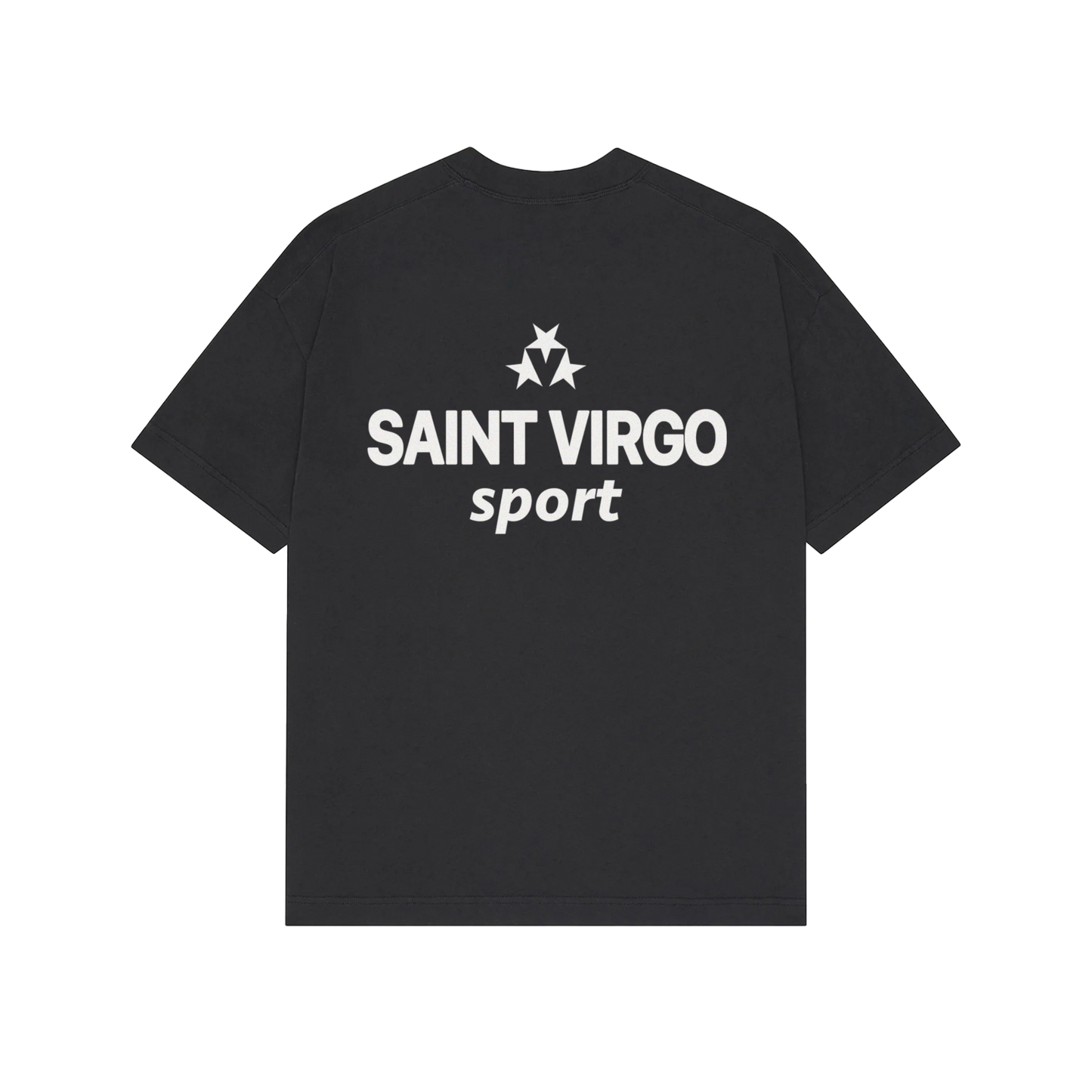 Saint Virgo Sport Star T-shirt, merging contemporary sportswear with ready-to-wear luxury sportswear, offering a stylish, athletic fit that reflects athletic essentialism and redefines sportswear for the modern sport enthusiast.