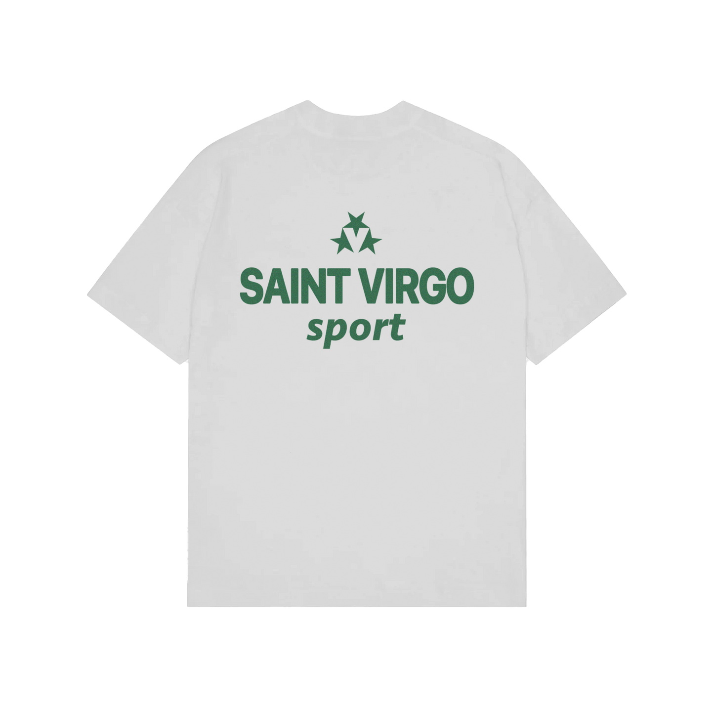 Saint Virgo Sport Star T-shirt, merging contemporary sportswear with ready-to-wear luxury sportswear, offering a stylish, athletic fit that reflects athletic essentialism and redefines sportswear for the modern sport enthusiast.