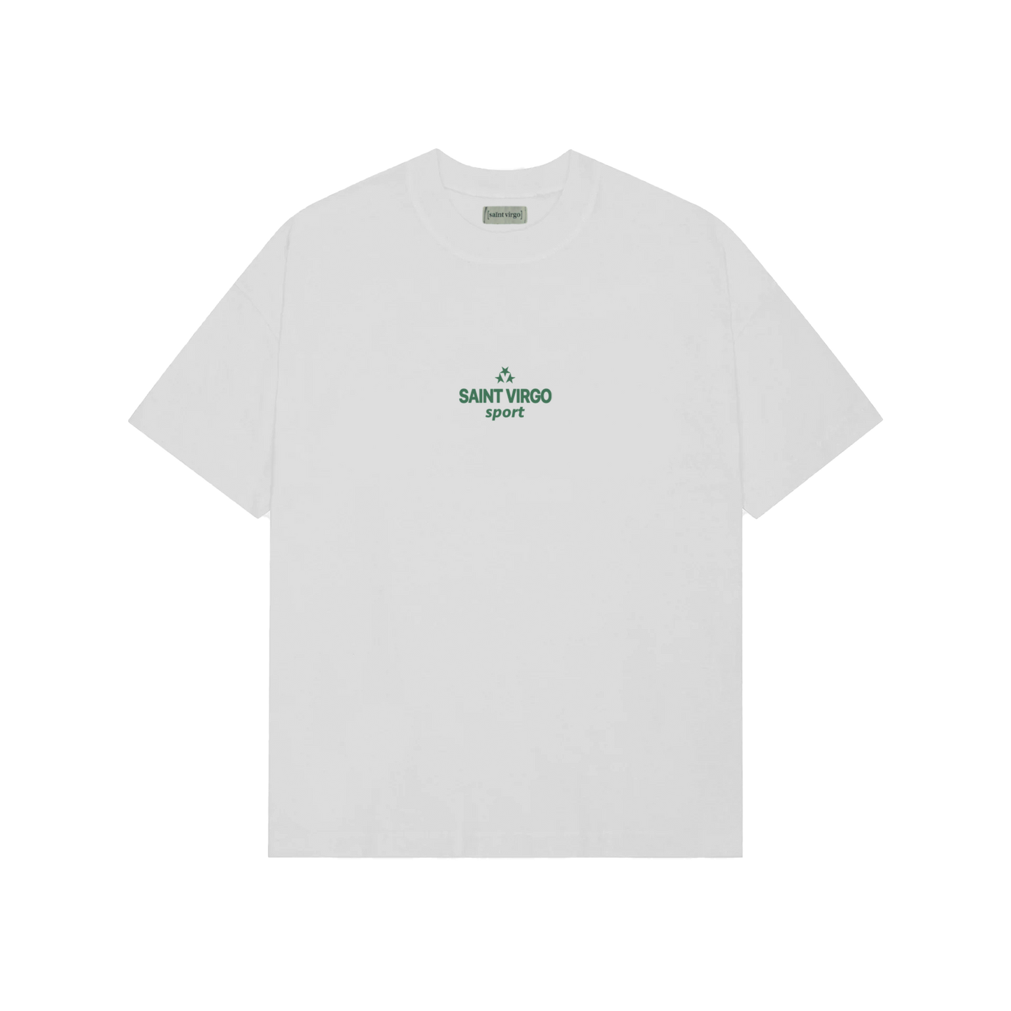 Saint Virgo Sport Star T-shirt, merging contemporary sportswear with ready-to-wear luxury sportswear, offering a stylish, athletic fit that reflects athletic essentialism and redefines sportswear for the modern sport enthusiast.