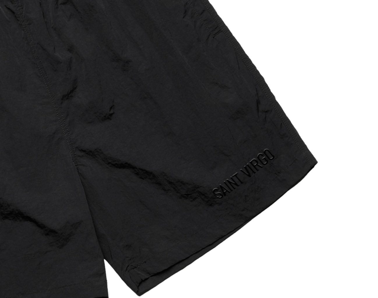 NYLON LOGO | Black Shorts