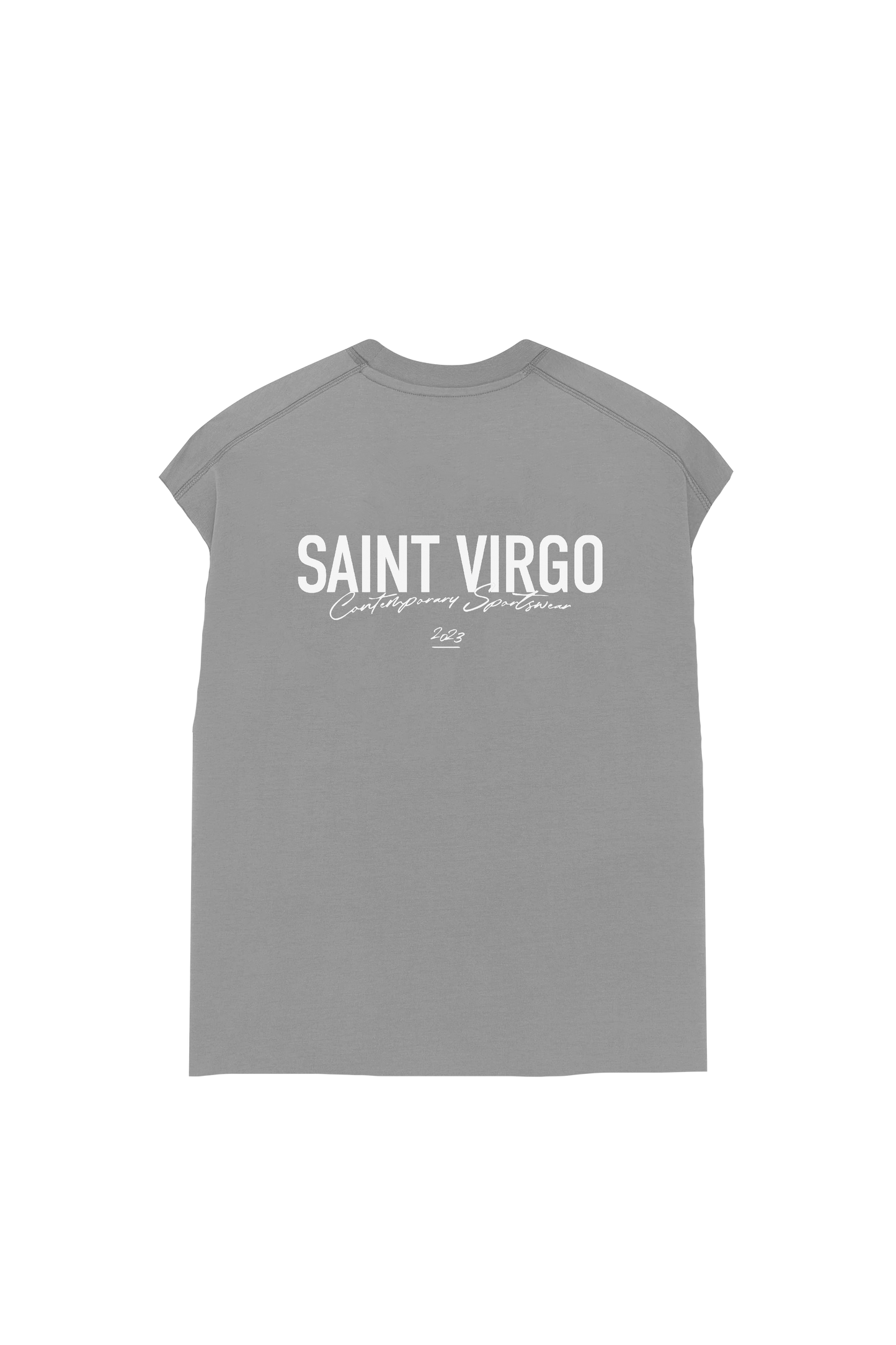 ATHLETE | Washed Grey Cut Off Tank