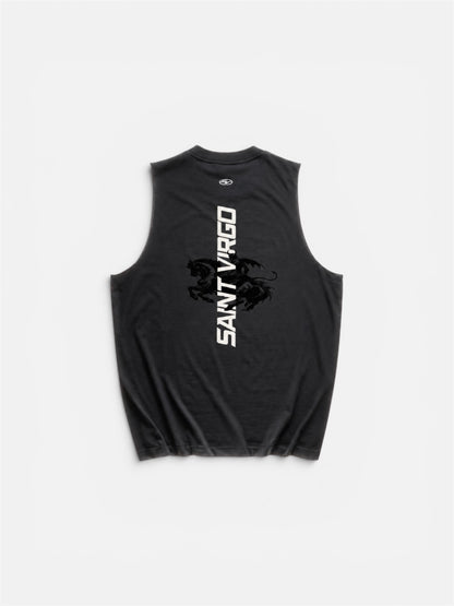 PRESSURE BUILDS ATHLETES | Vintage Black Cut Off