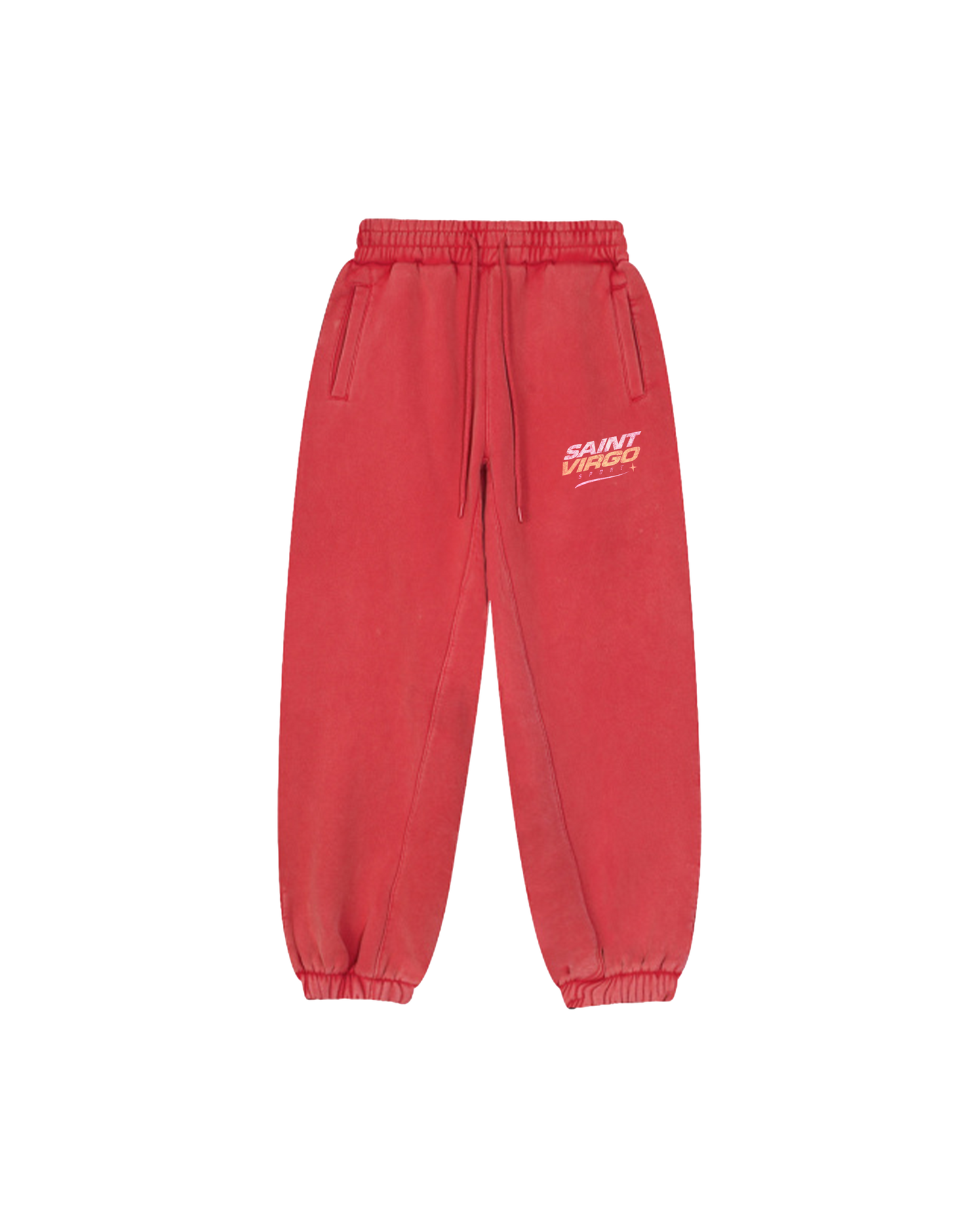 RACER STAR | Sunfaded Red Sweatpants