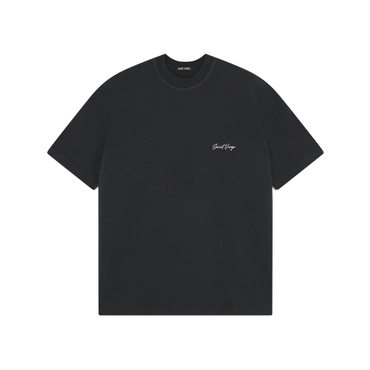 ATELIER ESSENTIALS | Washed Black T-Shirt