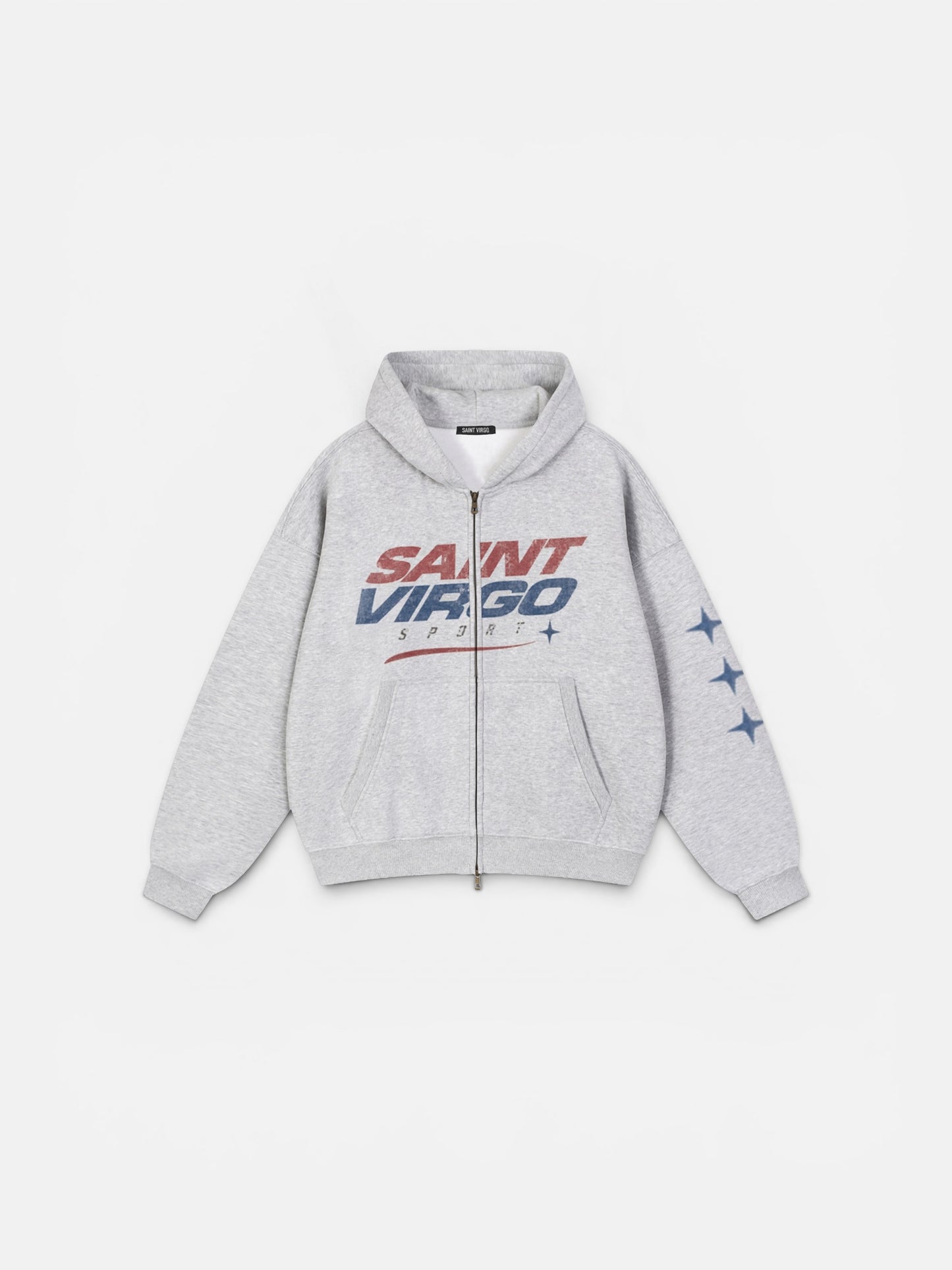 RACER STAR | Marl Grey Hoodie