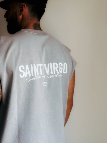 ATHLETE | Vintage Grey Cut Off Tank