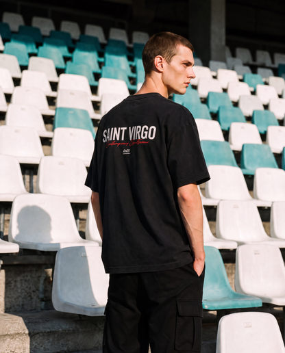 ATHLETE | Vintage Black/Red T-Shirt