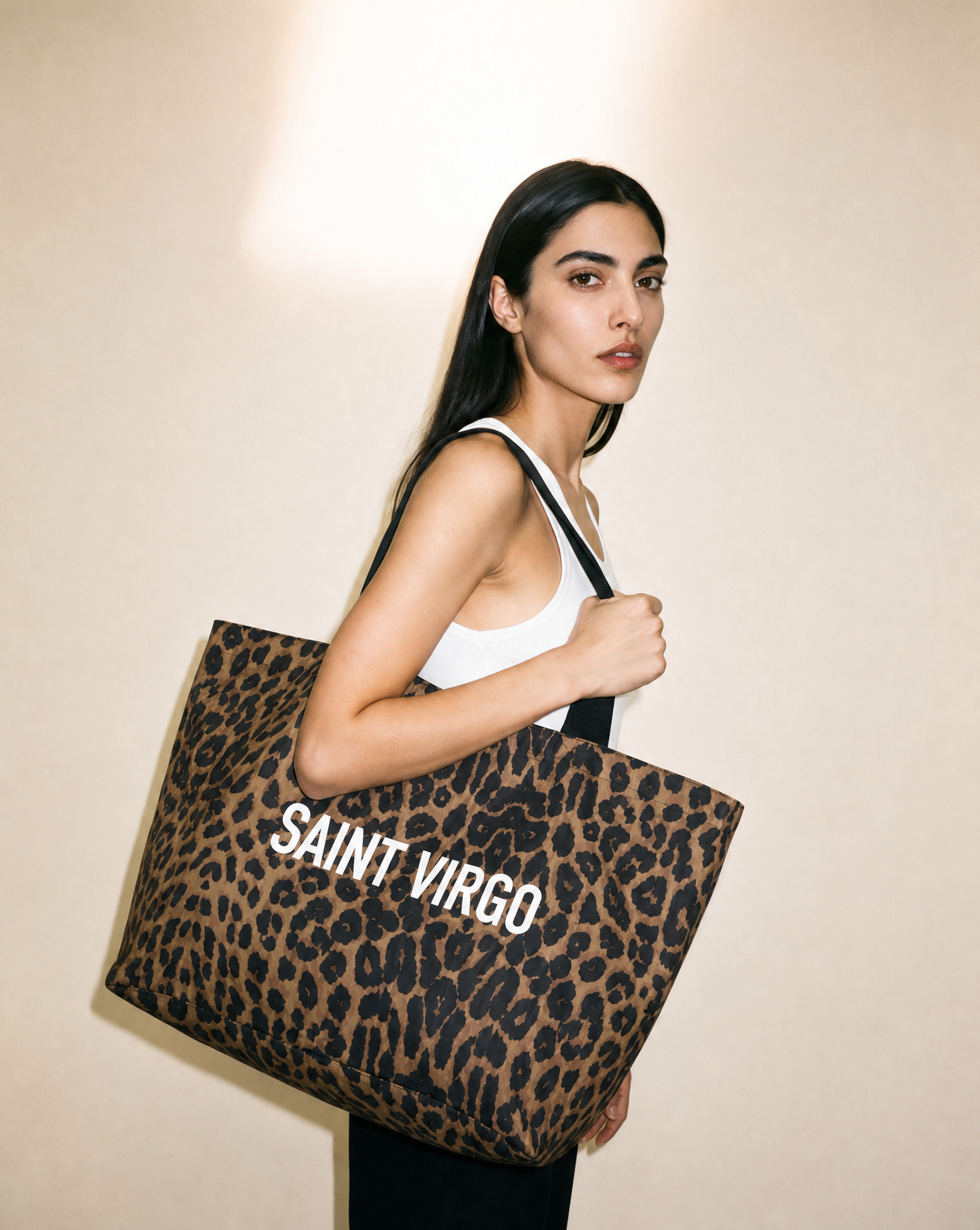 OVERSIZED TOTE | Leopard Print