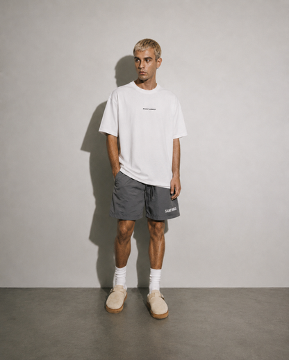 NYLON LOGO | Midnight Grey Shorts