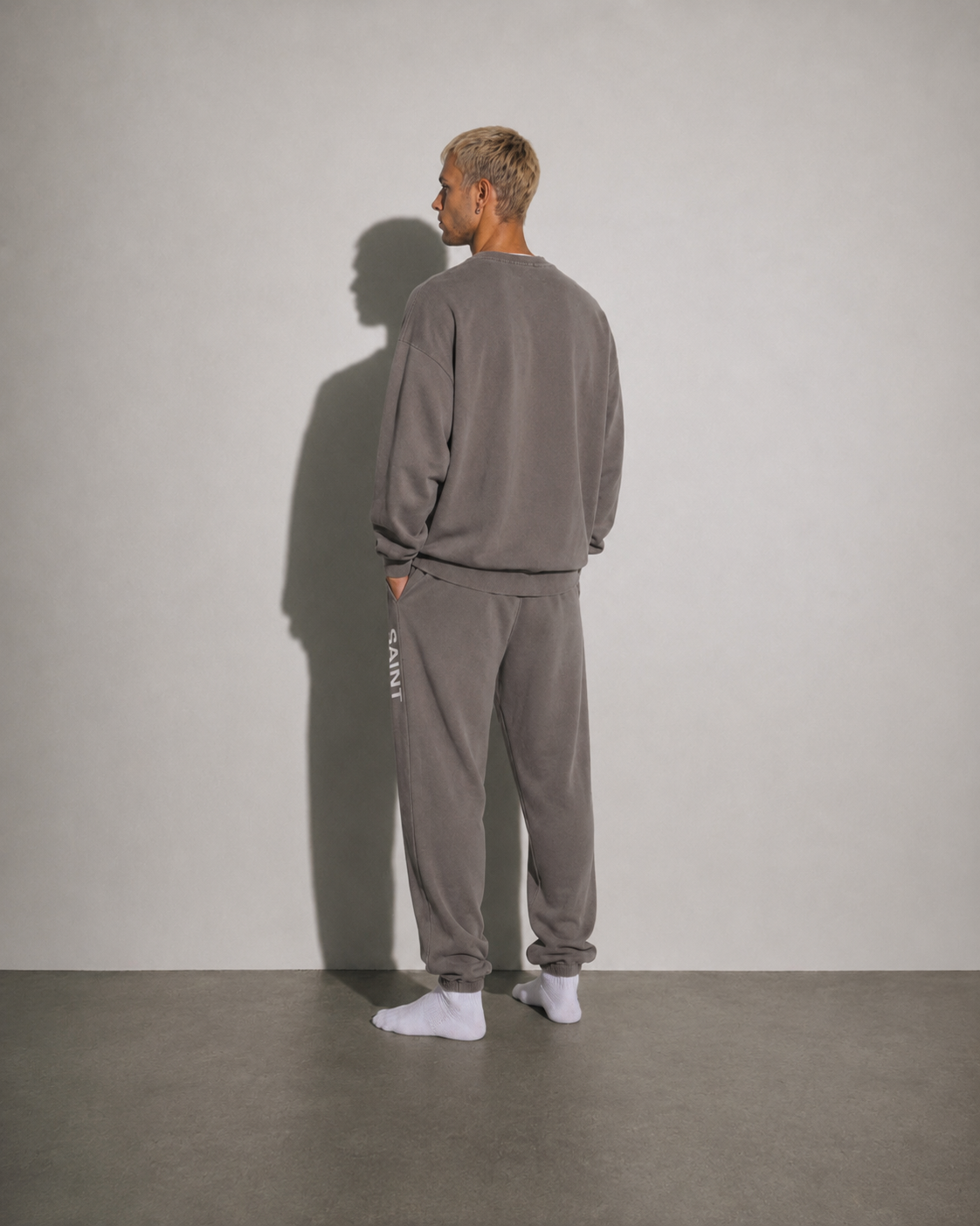 SPLIT LOGO SWEATPANTS