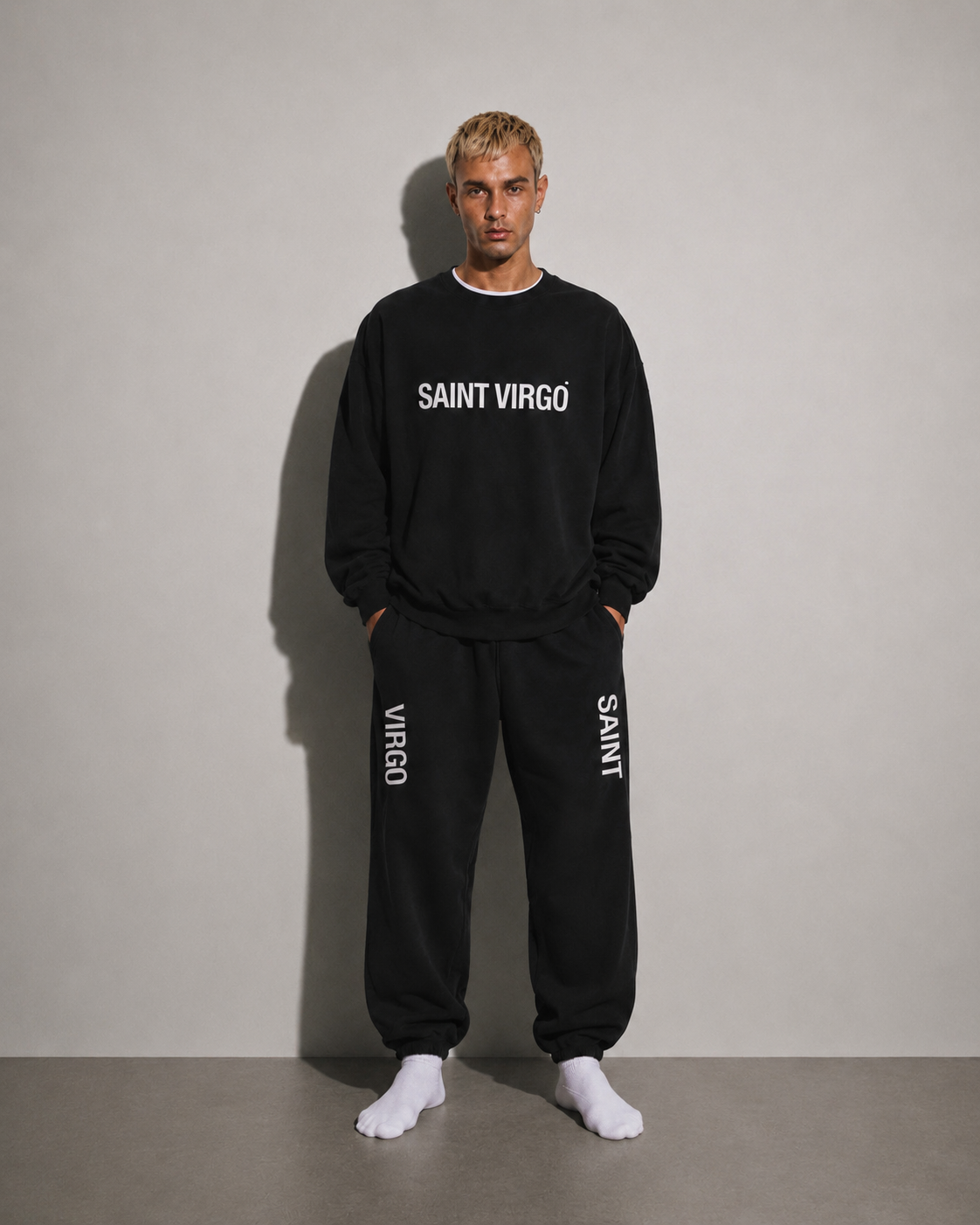 SPILT LOGO SWEATSHIRT