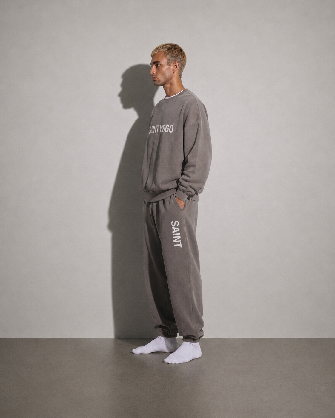 SPILT LOGO SWEATSHIRT