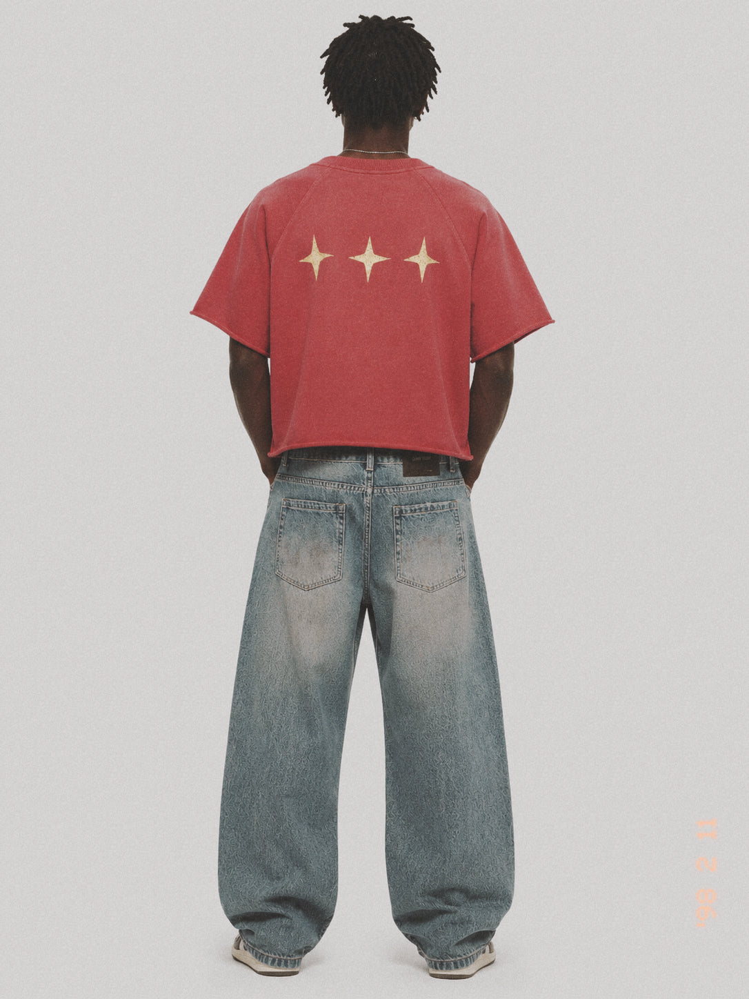 RACER STAR | Sunfaded Red T-Shirt
