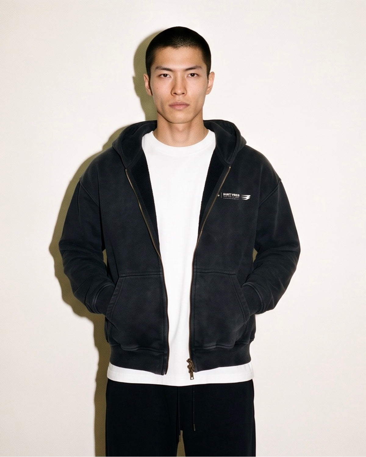 HOLLYWOOD ZIPPED HOODIE