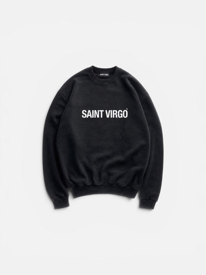 SPILT LOGO | Vintage Black Sweatshirt