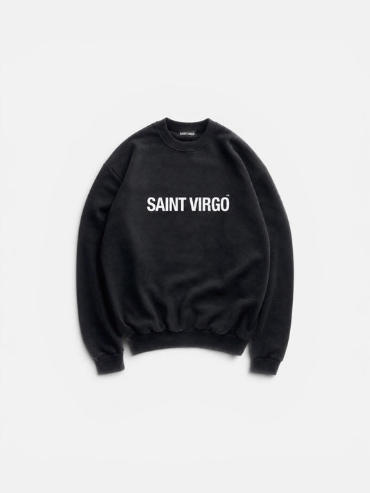SPILT LOGO | Vintage Black Sweatshirt