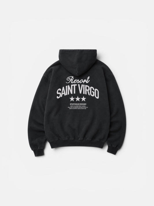 SV RESORT | Black Hoodie