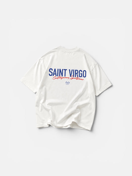 ATHLETE | Washed White/Red Vintage T-Shirt