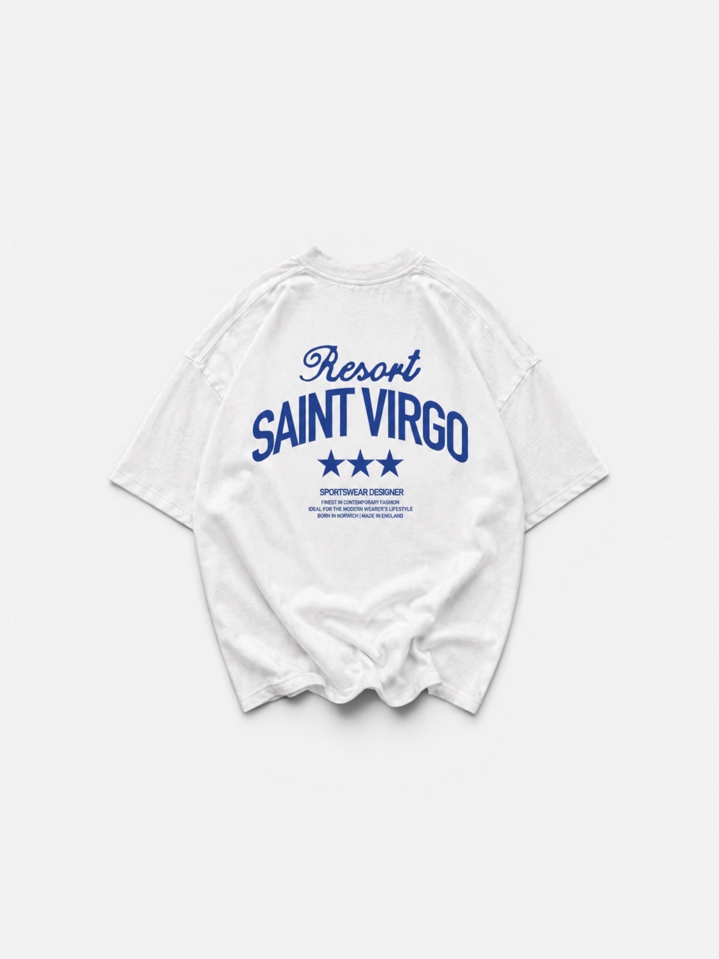 RESORT | Washed White/Navy T-Shirt